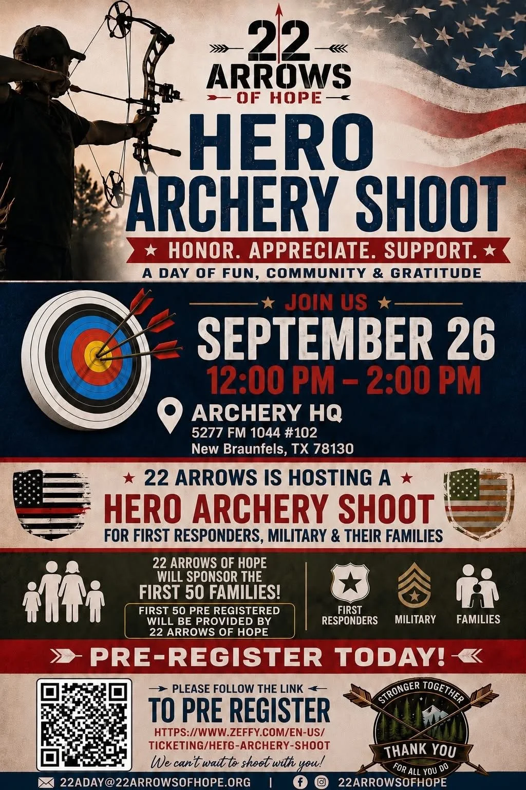 22 Arrows of Hope Heroes Archery Shoot
