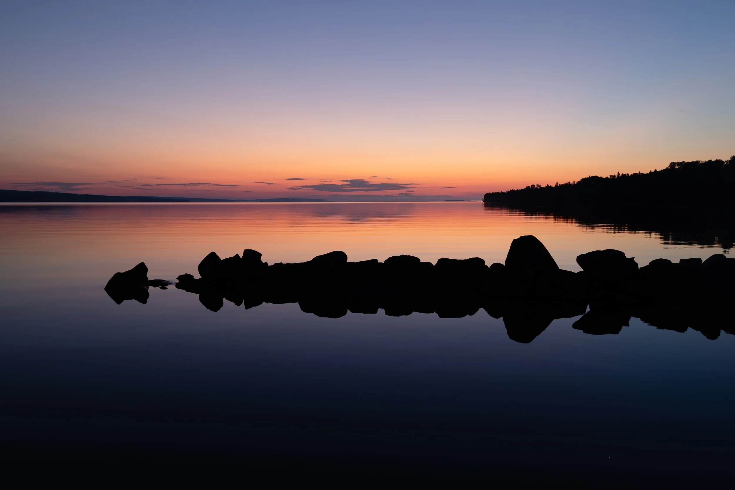 Sunset on Siskiwit Bay, by Ryan Deiter