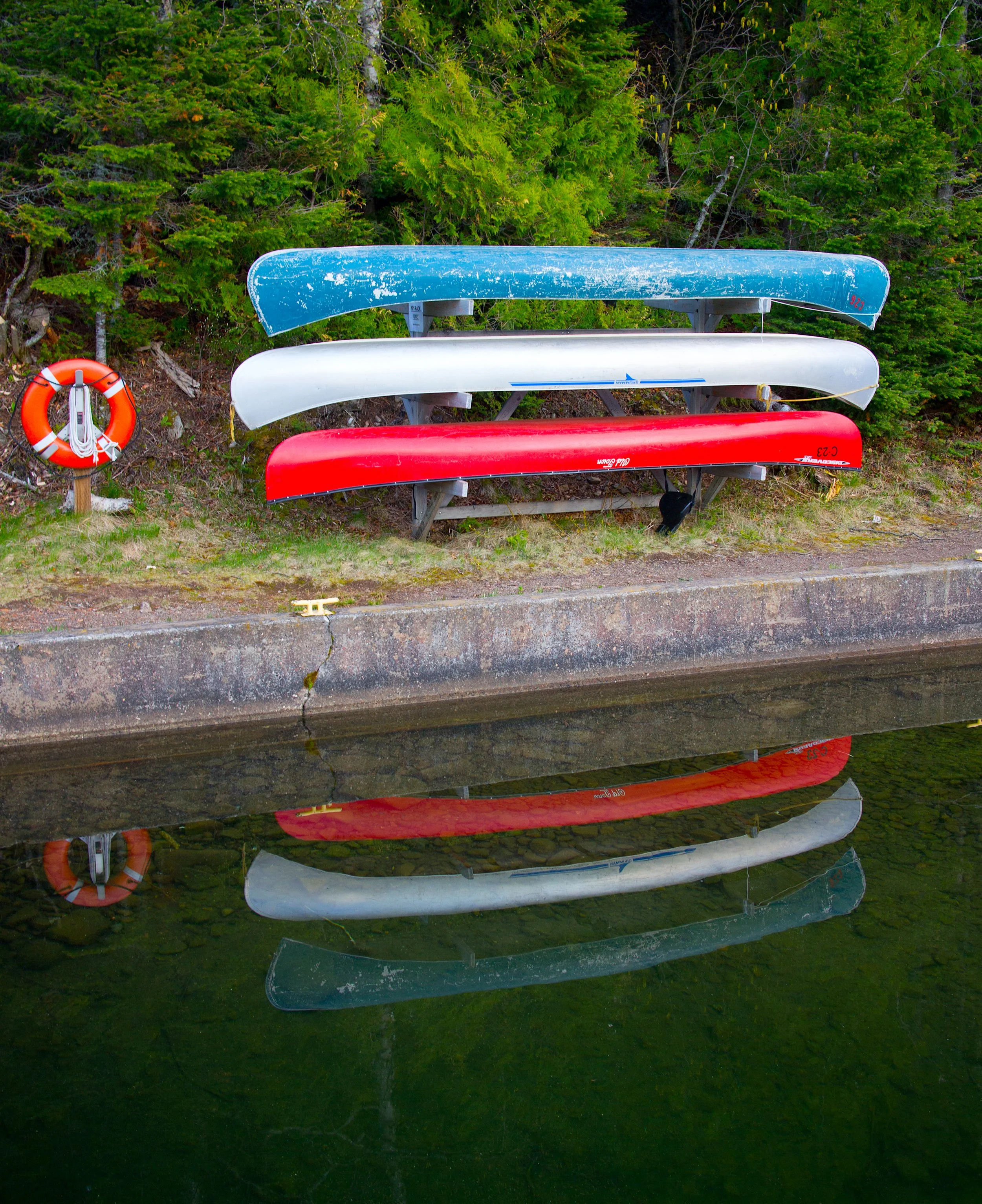 Tobin Harbor Reflections, by Jim Bielecki