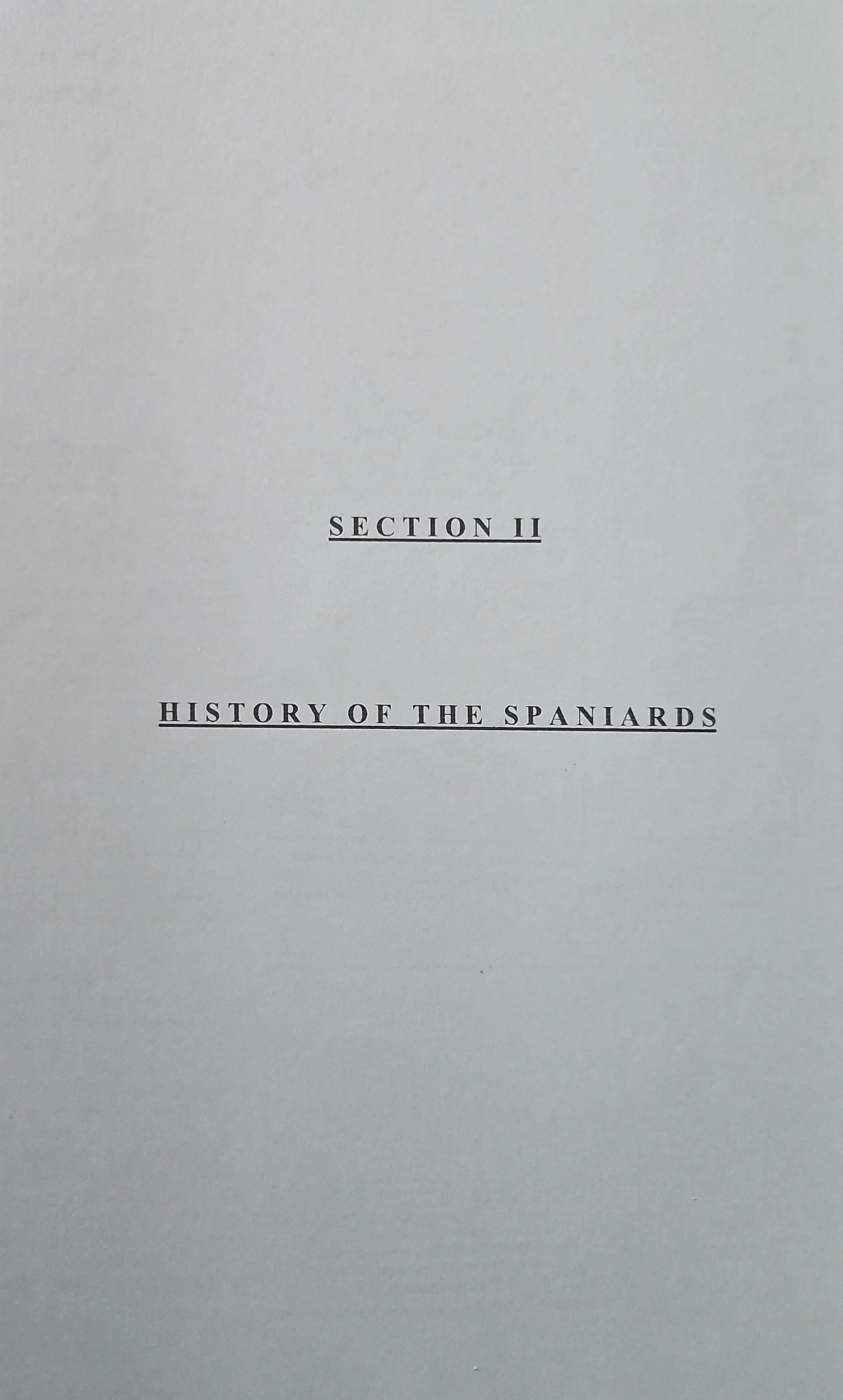 History of the Spaniards