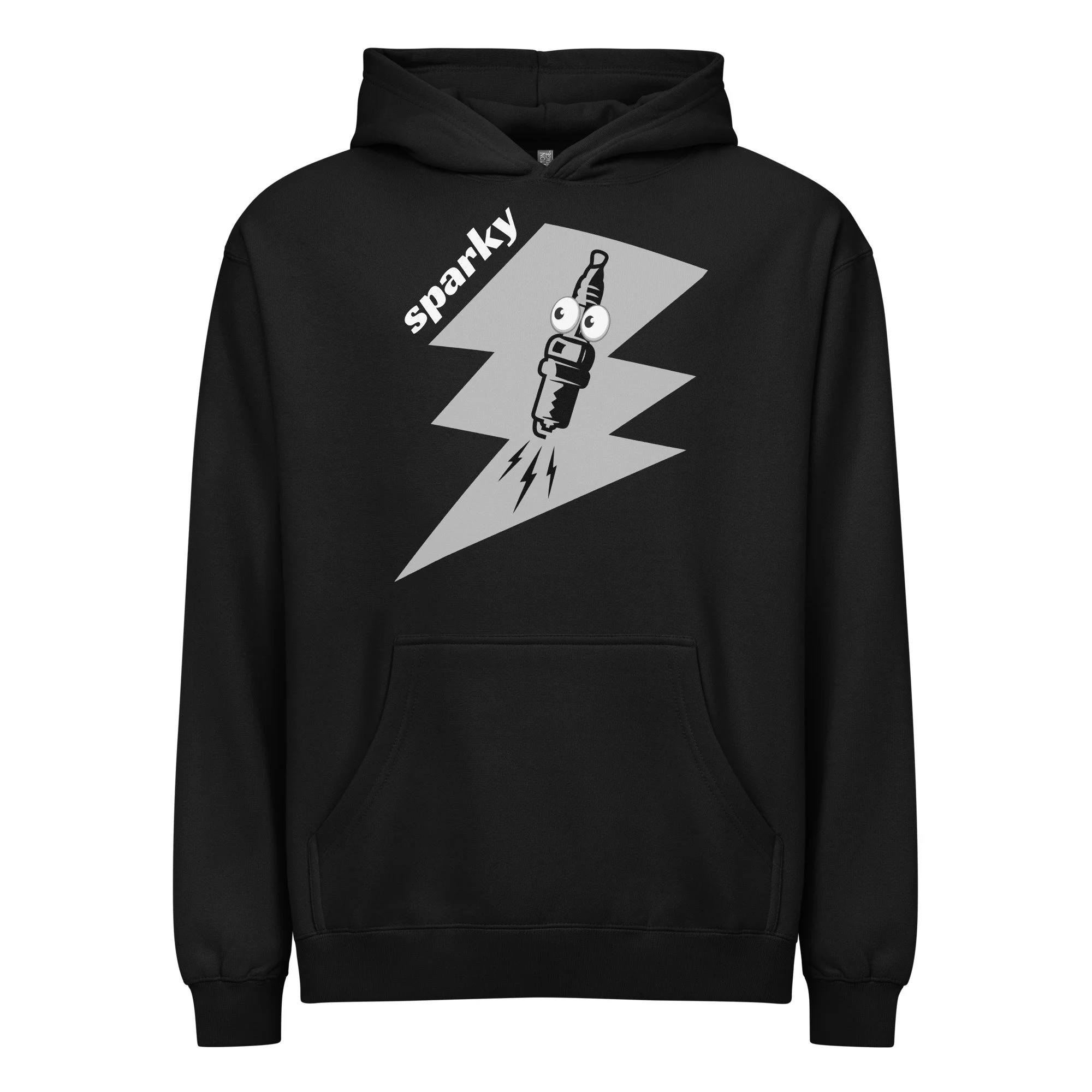 Sparky the Sparkplug - Men’s Box Hoodie