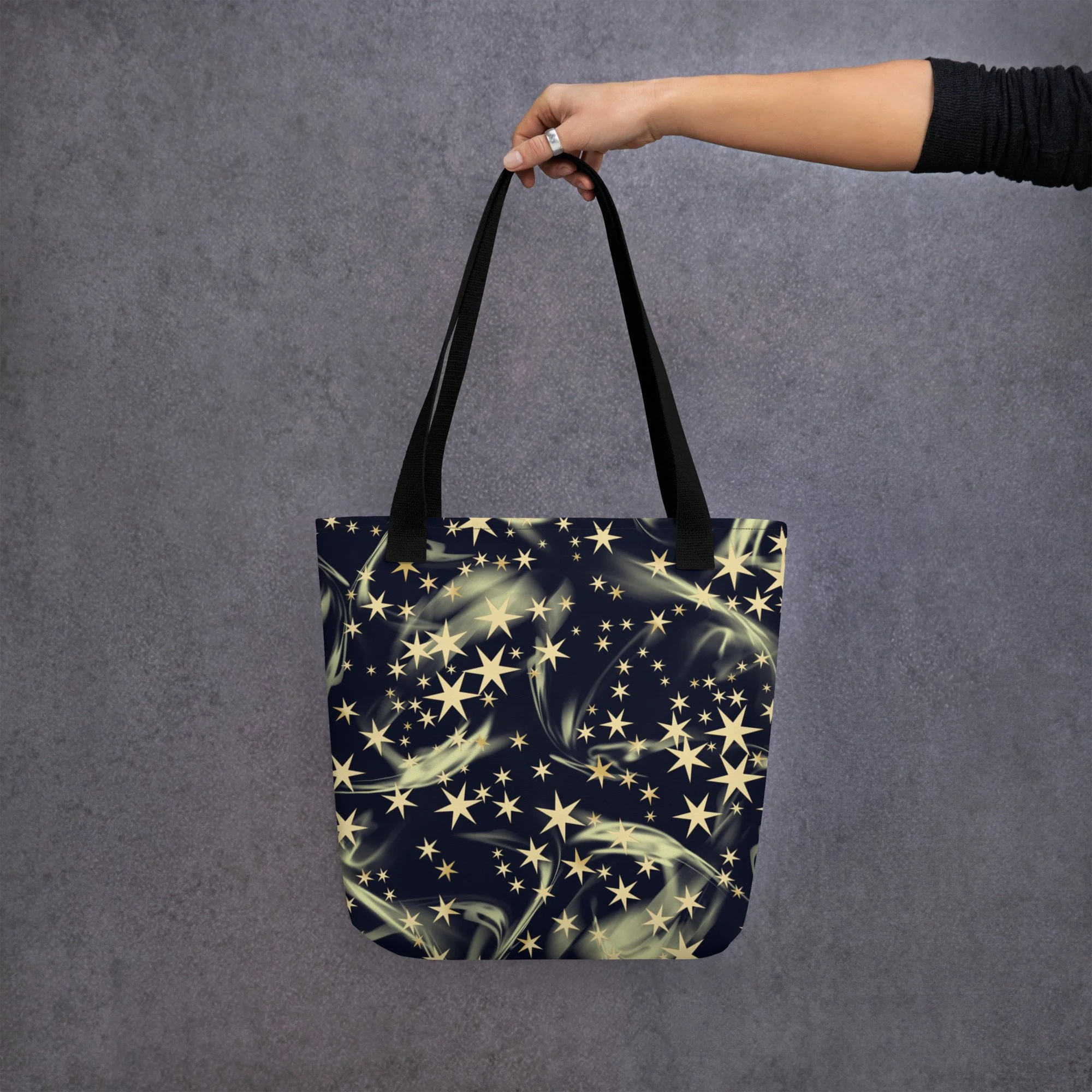Celestial Nocturne Night Sky - Tote Bag