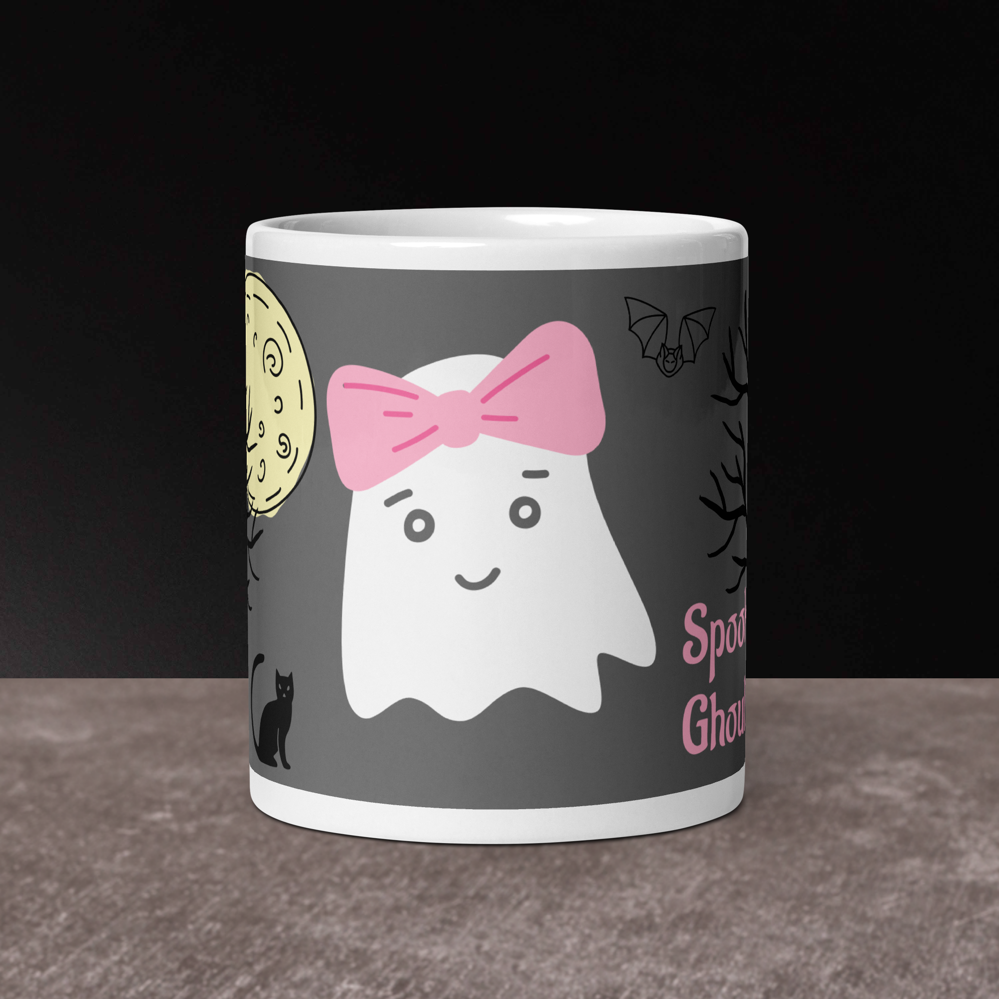 Spooky Ghoulie - White Glossy Mug