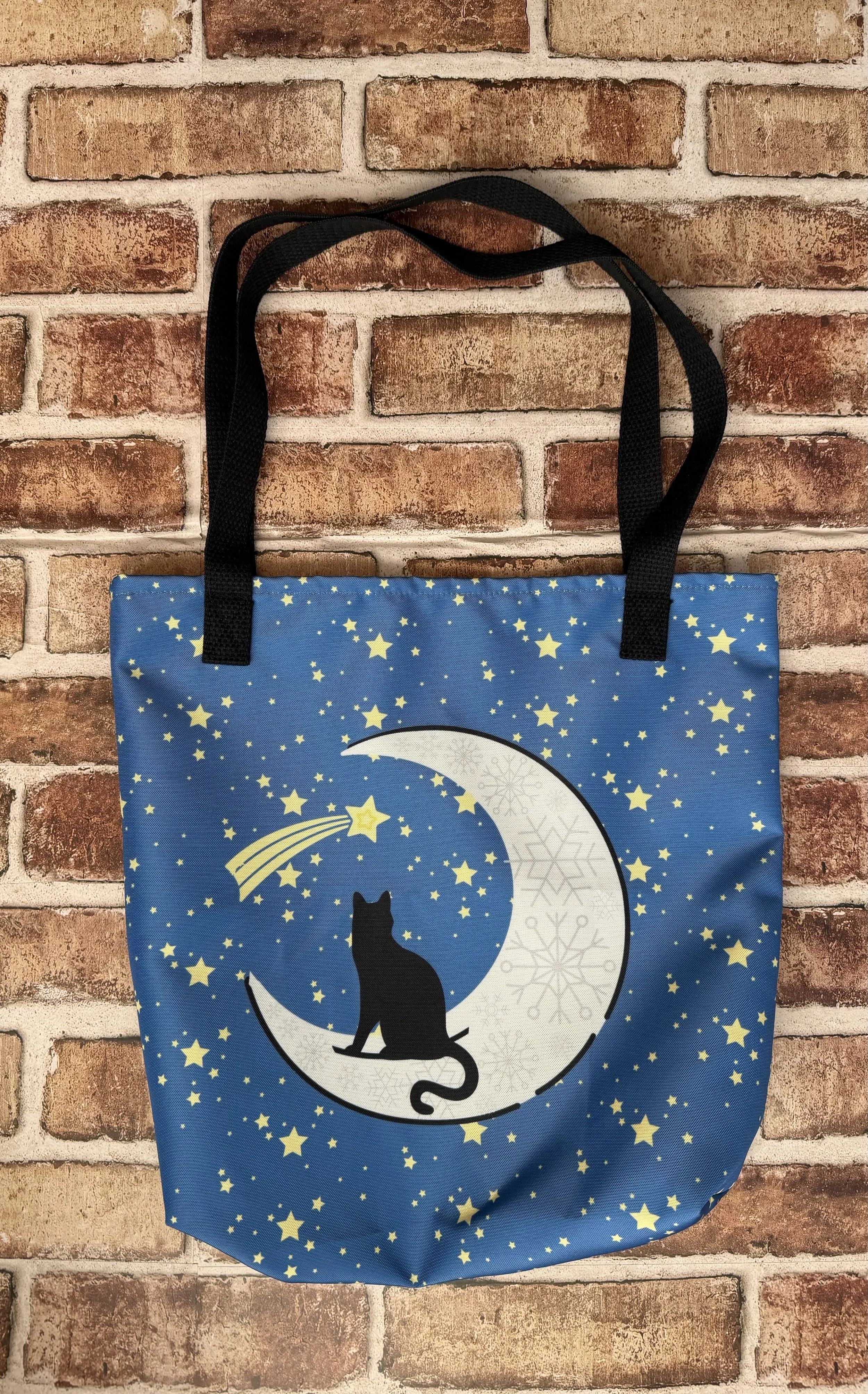 Winter Cat and Crescent Moon Tote Bag.jpeg