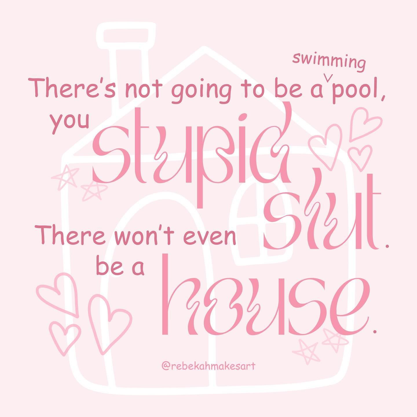 graphic design is my passion 🤓

I say this quote in my head at least thrice a day, but upon doing a quick check to make sure I had it correct, I figured out that I leave out &ldquo;swimming&rdquo; every time. so we had to caret that baby in there. 
