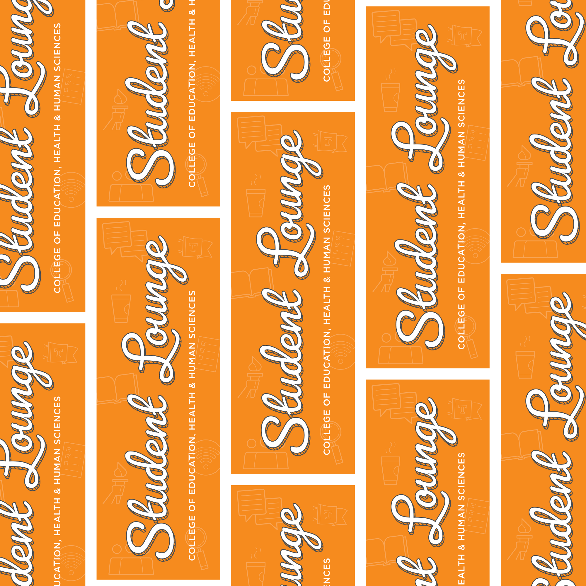 Student Lounge Wall Signage