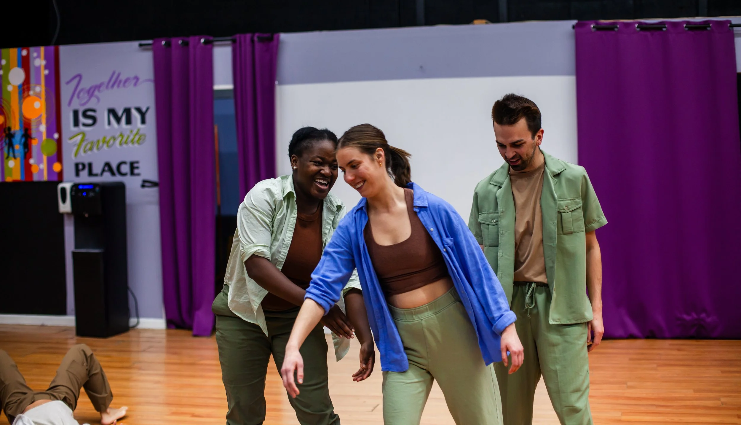 "Our Bodies, Drenched", choreographed by Covenant Babatunde, photo by Basil Chawcat, PBDF 2025