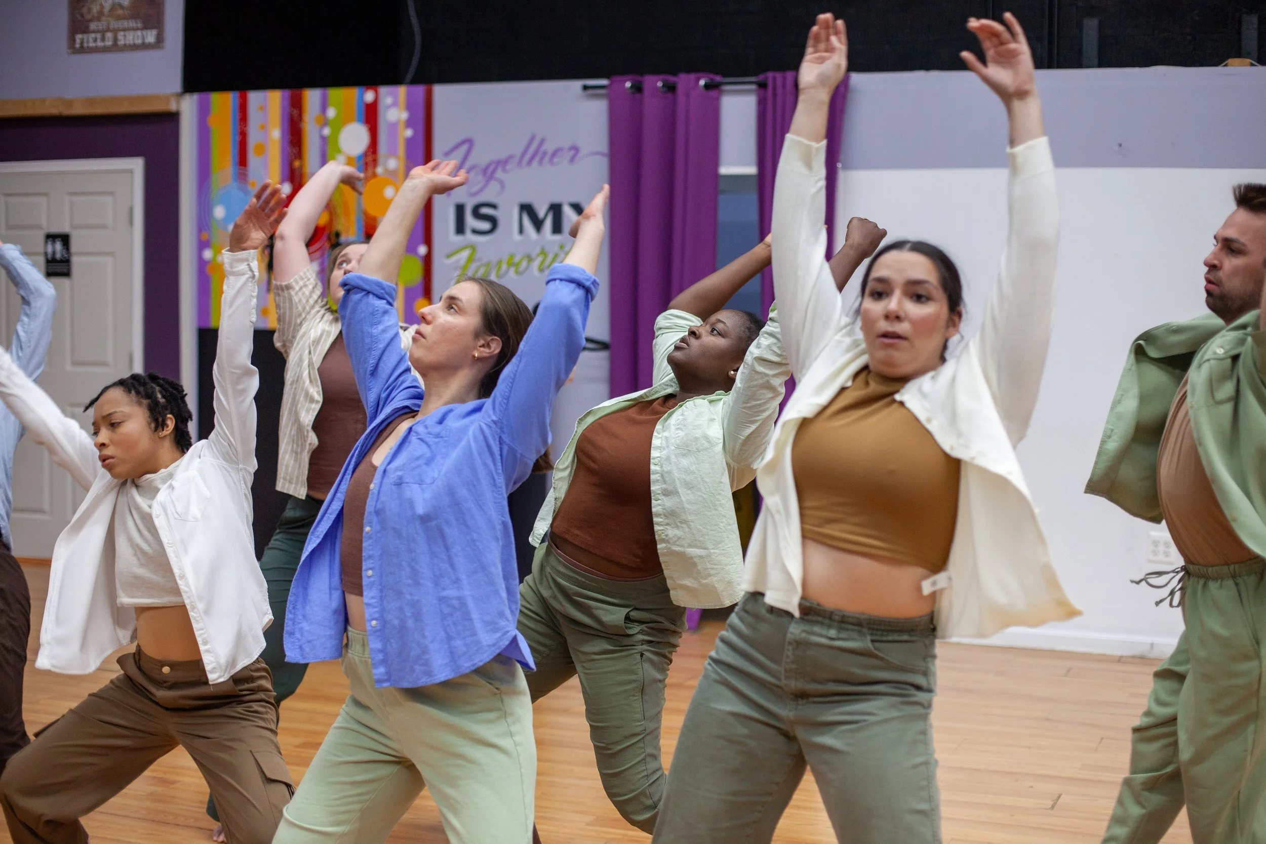 "Our Bodies, Drenched", choreographed by Covenant Babatunde, photo by Basil Chawcat, PBDF 2025
