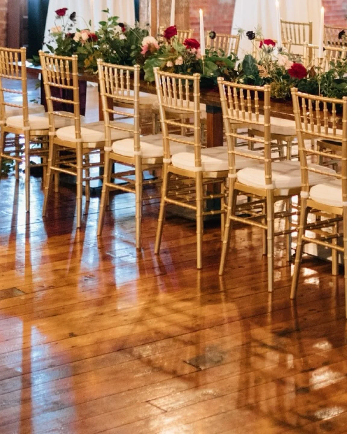 We get this question all the time: &ldquo;Is the floor the original wood?&rdquo;

The answer is yes &mdash; these floors have been here since the beginning. We just gave them a little TLC so they could shine again. Every scuff and grain carries a pie