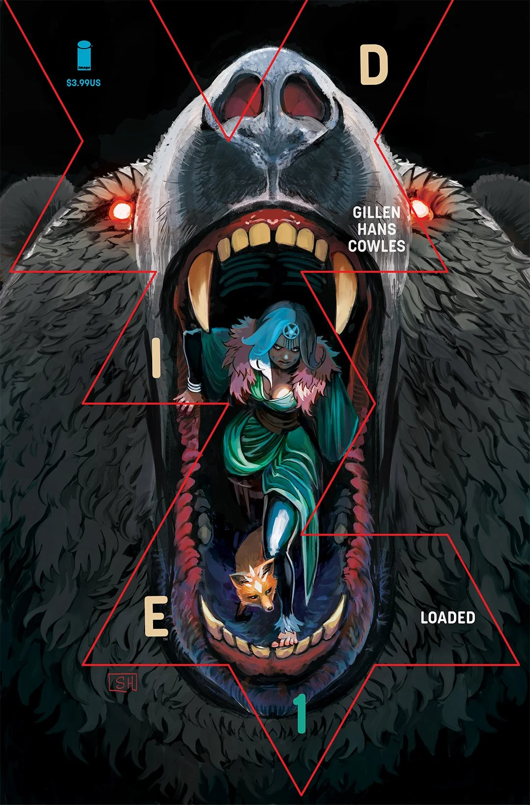 DIE: LOADED by Kieron Gillen and Stephanie Hans. Currently editor and project manager for this comic being published by Image.