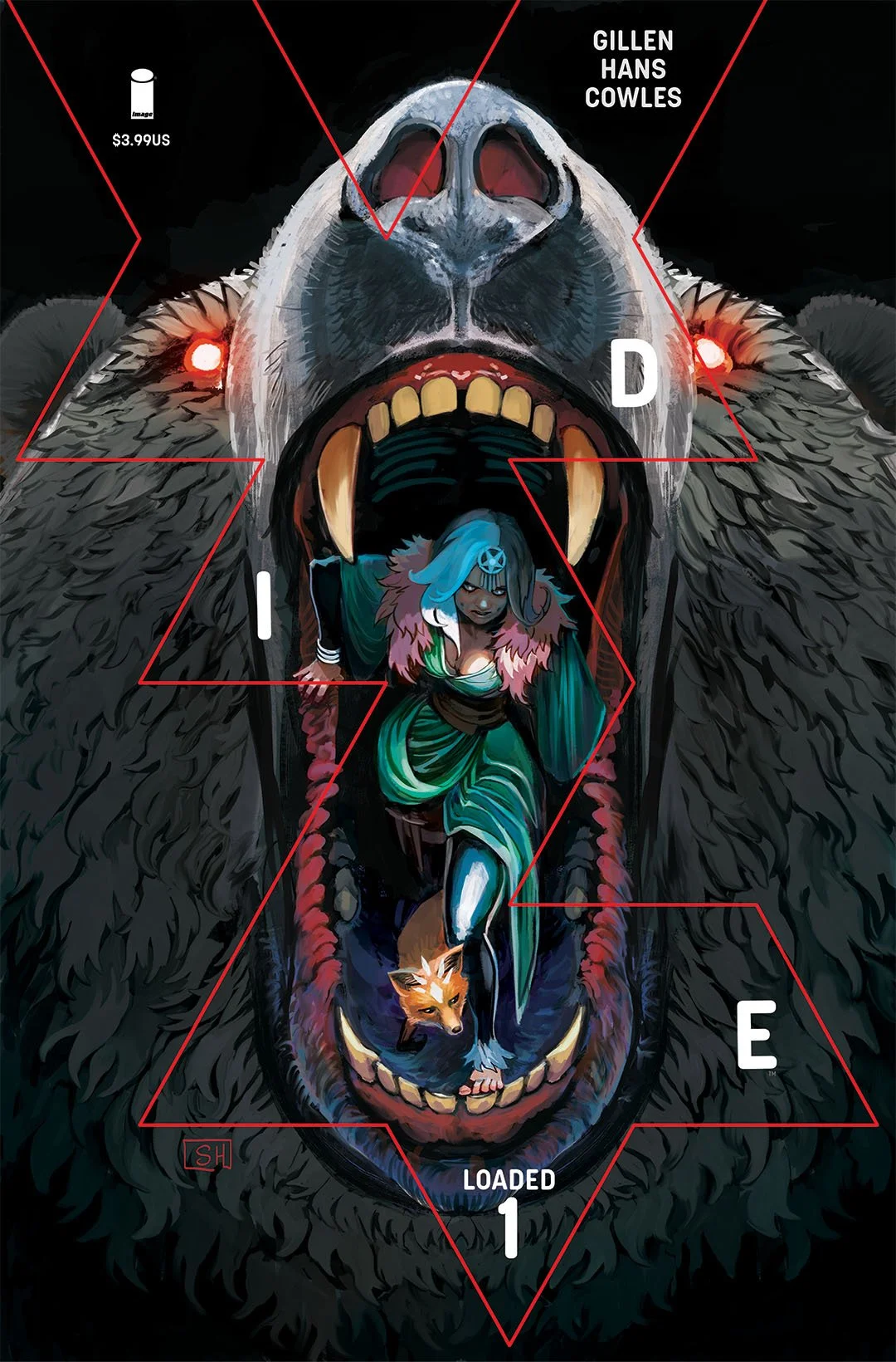 DIE: LOADED by Kieron Gillen and Stephanie Hans. Currently editor and project manager for this comic being published by Image.