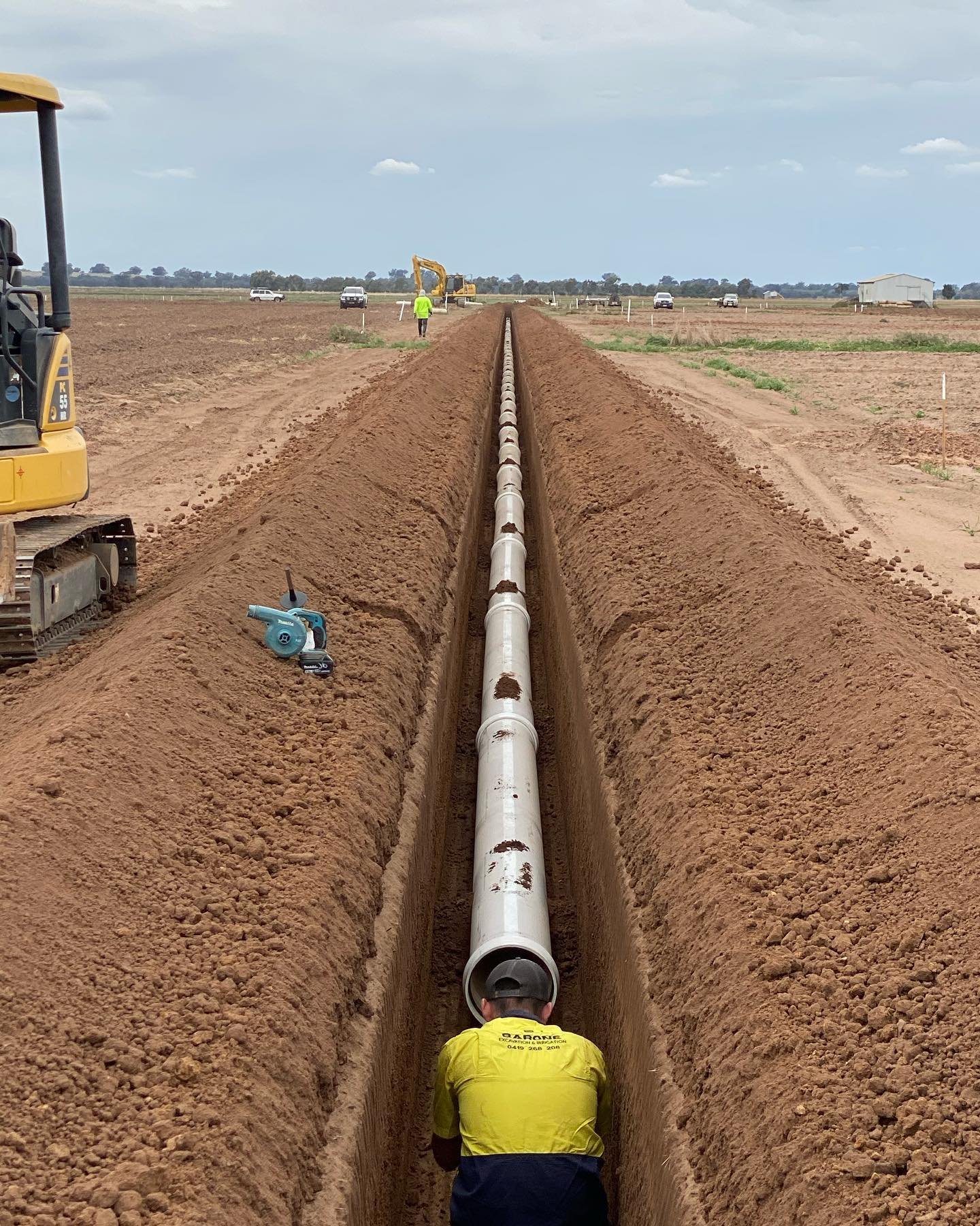 Cobram development complete! #citrus 

Off to the next development. #almonds
#irrigation