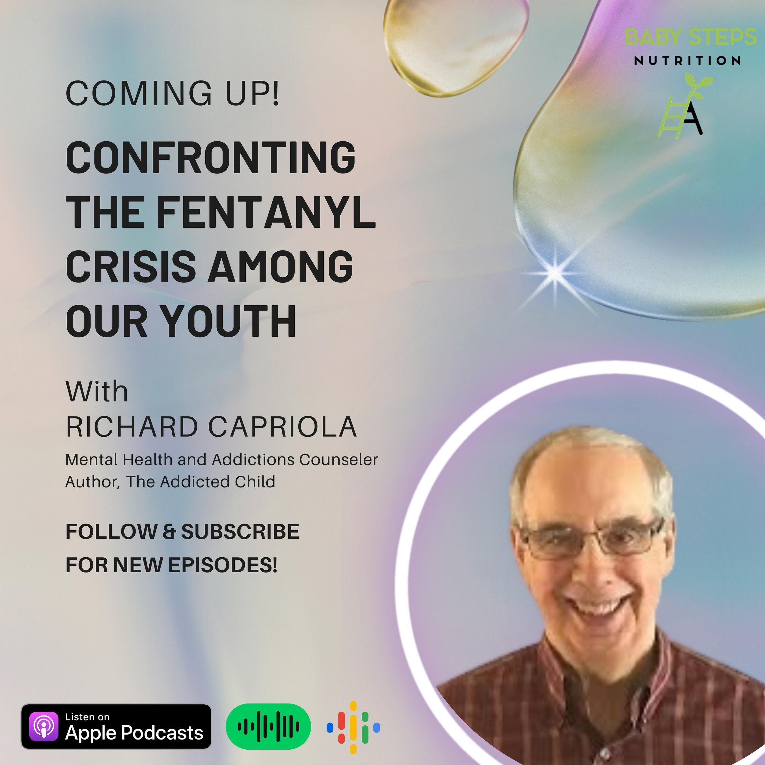 Richard Capriola will be back on the Baby Steps Nutrition Podcast, this time diving into the critical topic of fentanyl use among youth and what parents, caregivers, and educators need to know⚠️

🎧Make sure to subscribe so you don&rsquo;t miss this 