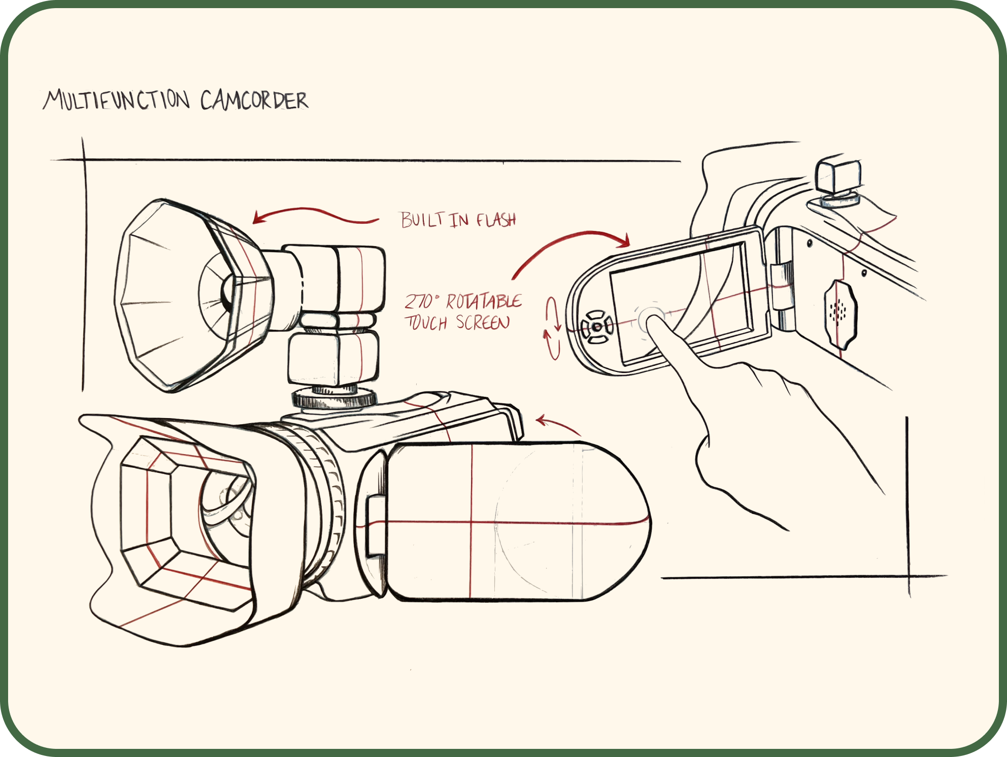 Multifunction Camcorder