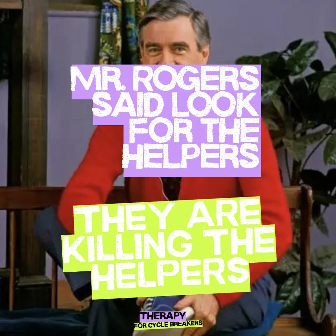 Mr. Rogers told us to &ldquo;look for the helpers.&rdquo;⁠
�But what happens when the helpers are being silenced, criminalized, detained, burned out, or killed?⁠
⁠
We are watching teachers, doctors, journalists, therapists, advocates, immigrants, aid