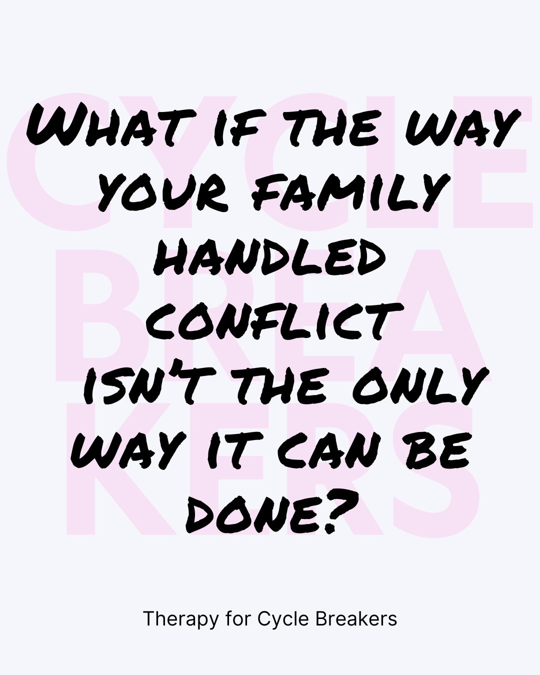 💬 What did conflict look like growing up for you? ⤵️⁠
⁠
For a lot of people, the way we learned to handle conflict growing up becomes our default.⁠
⁠
Maybe conflict meant yelling.⁠
Maybe it meant shutting down and avoiding the conversation.⁠
Maybe i
