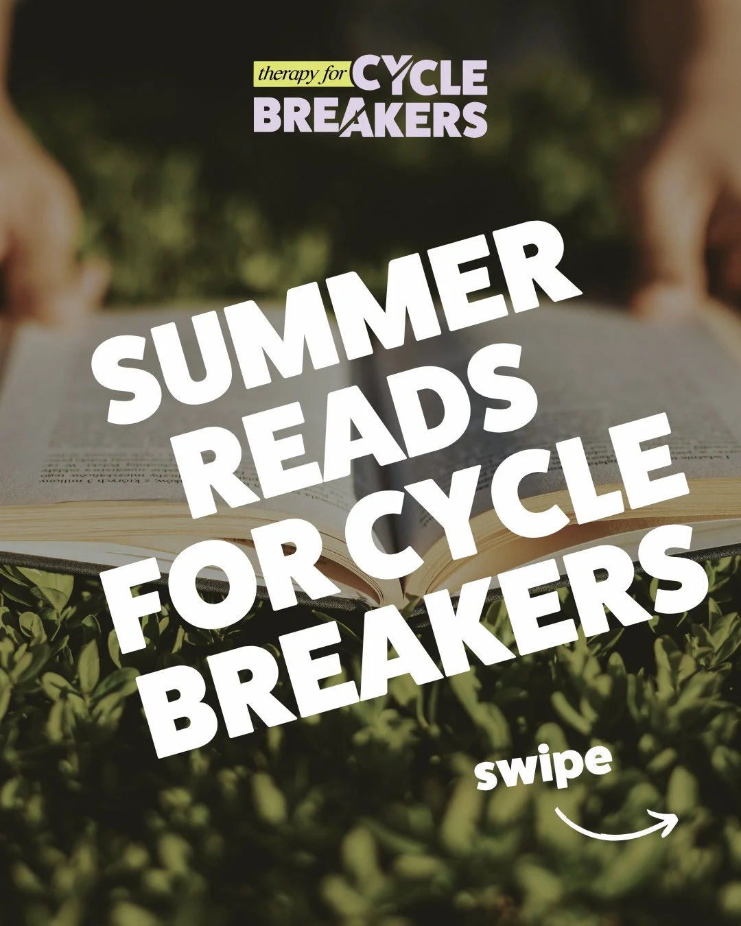 📚 Summer Reads for Cycle Breakers ☀️🖤 What is your favorite? ⤵️⁠
⁠
One of the most powerful things you can do for your healing is educate yourself. The more you understand childhood trauma, emotional neglect, nervous systems, attachment, boundaries