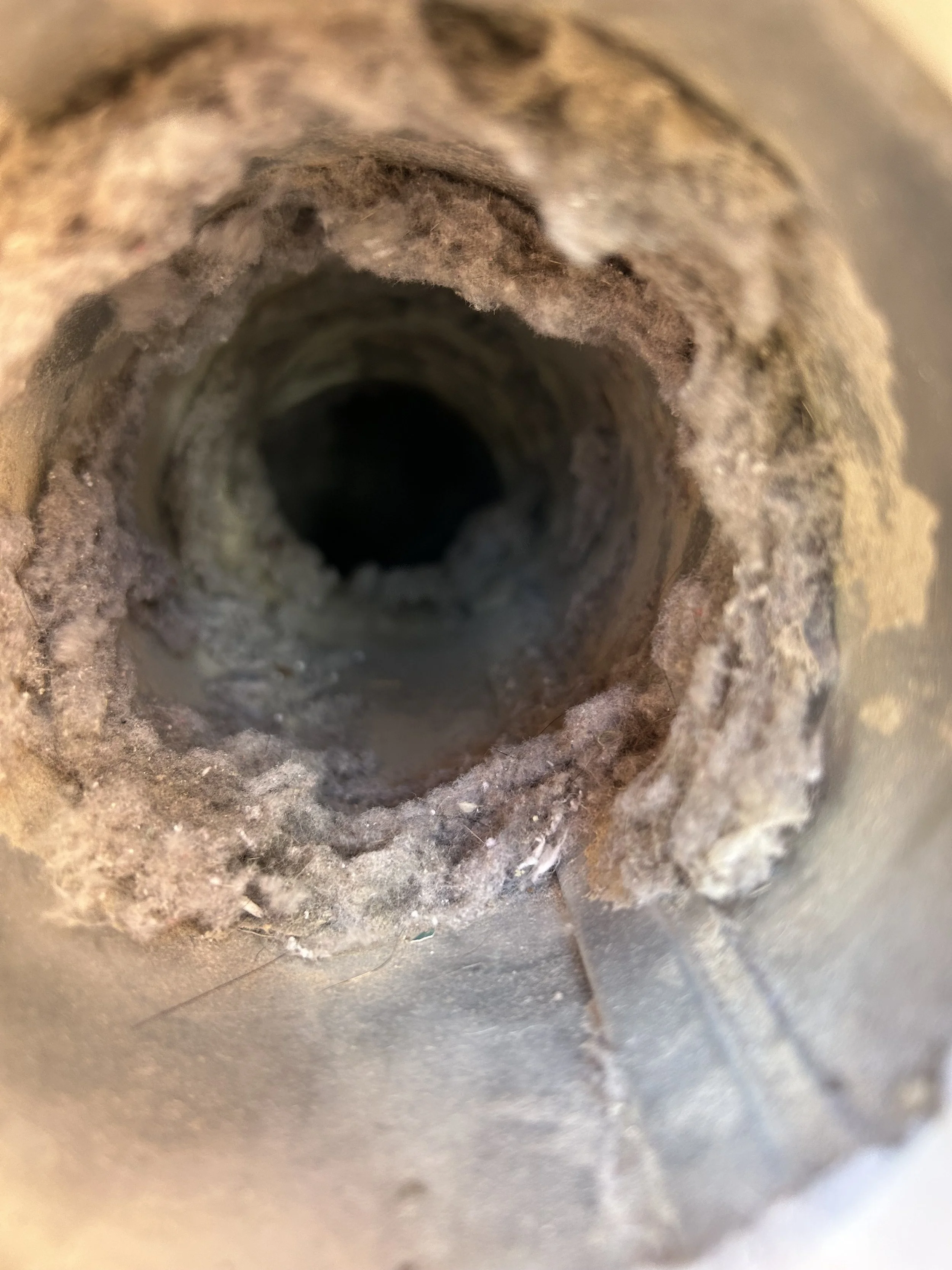 Vent before cleaning 