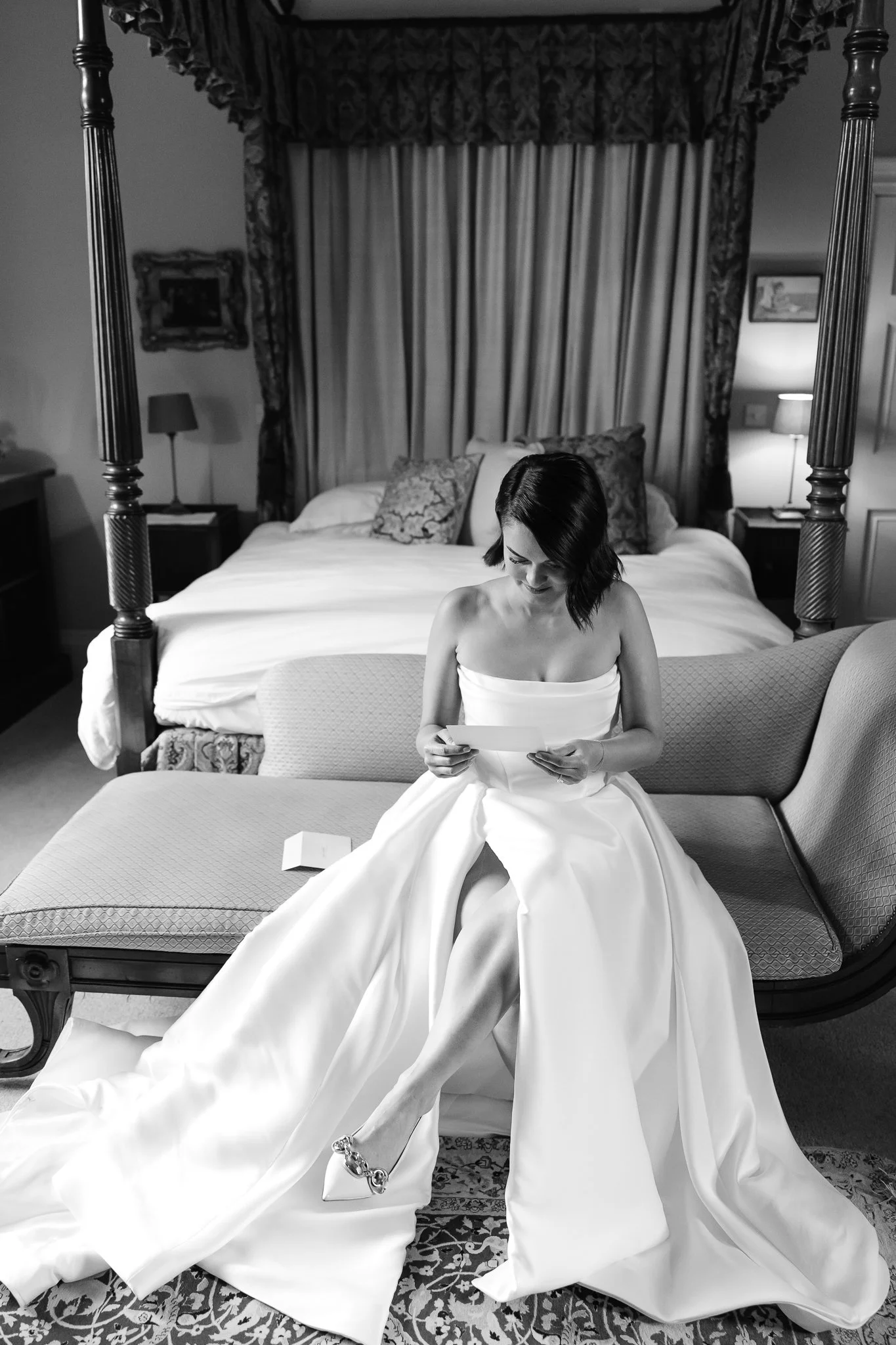 American bride at the Winton castle