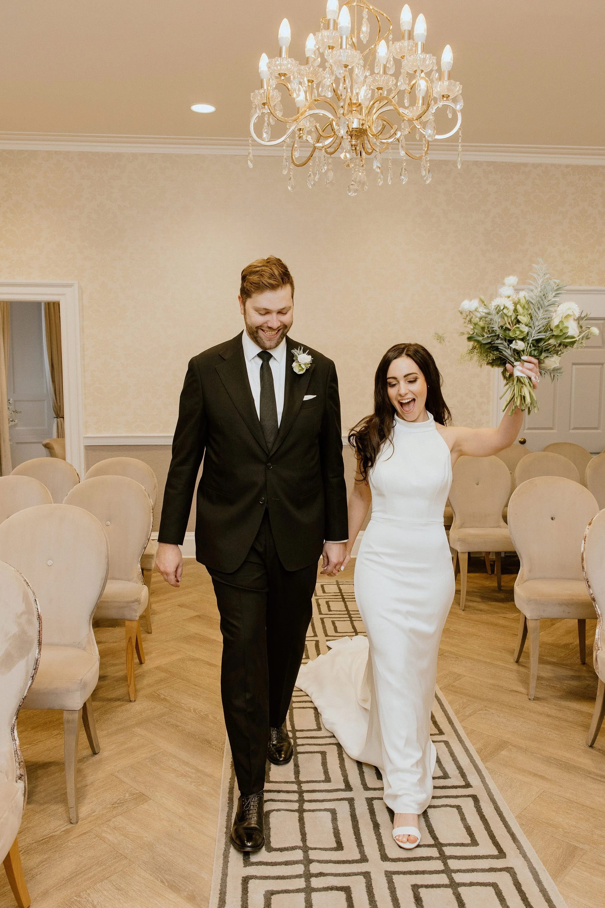 American couple got married at Edinburgh City Chambers in Scotland