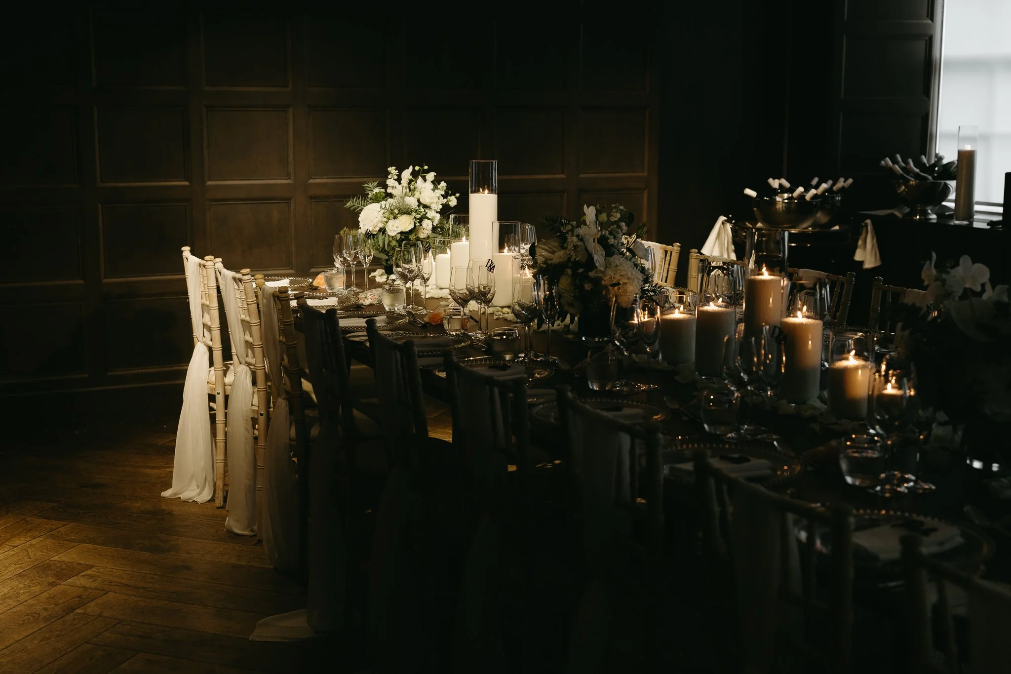 Table decor at Blytswood Square Hotel in Glasgow
