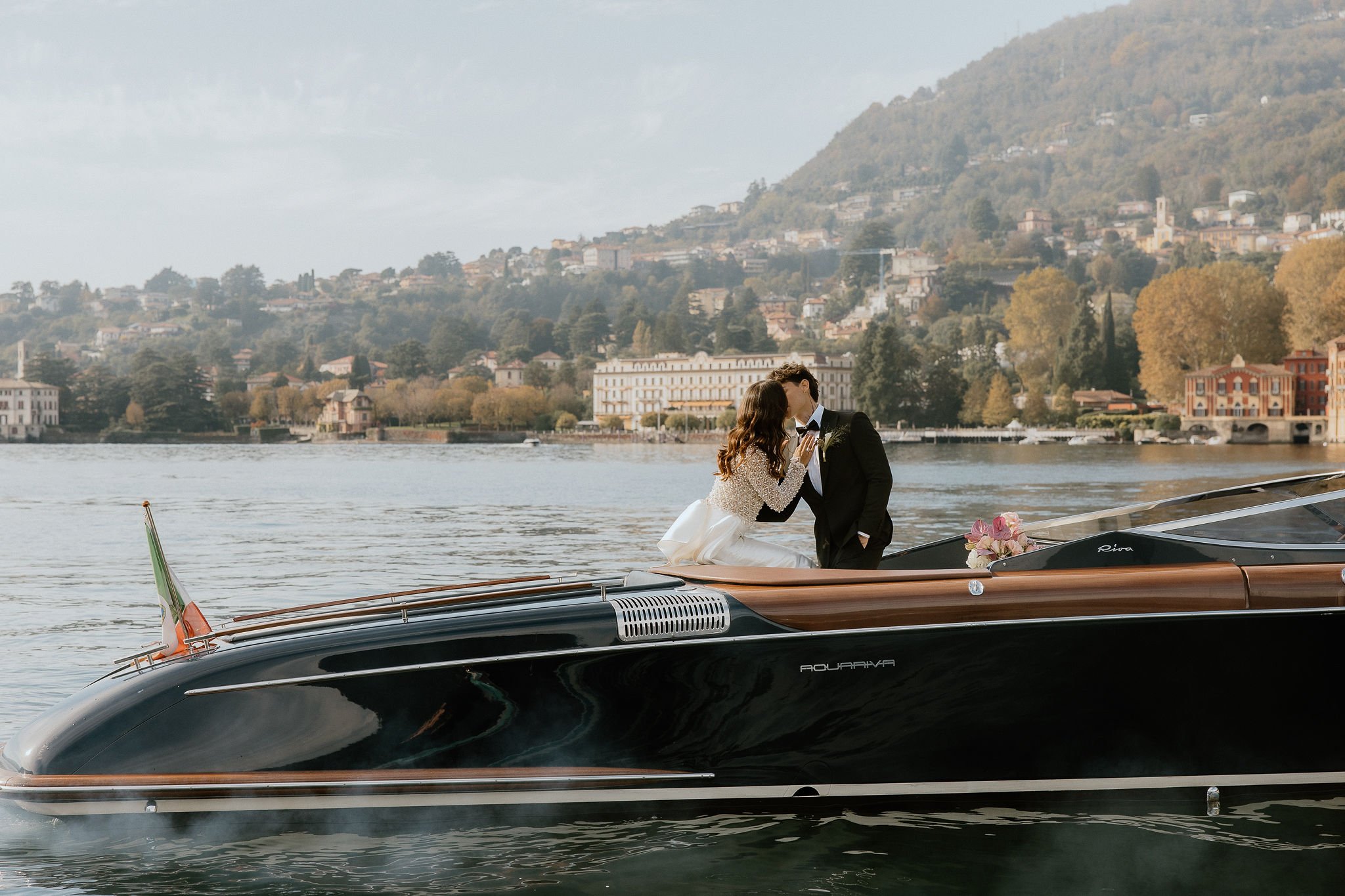 Villa Pizzo destination editorial wedding photographer in Lake Como, Italy