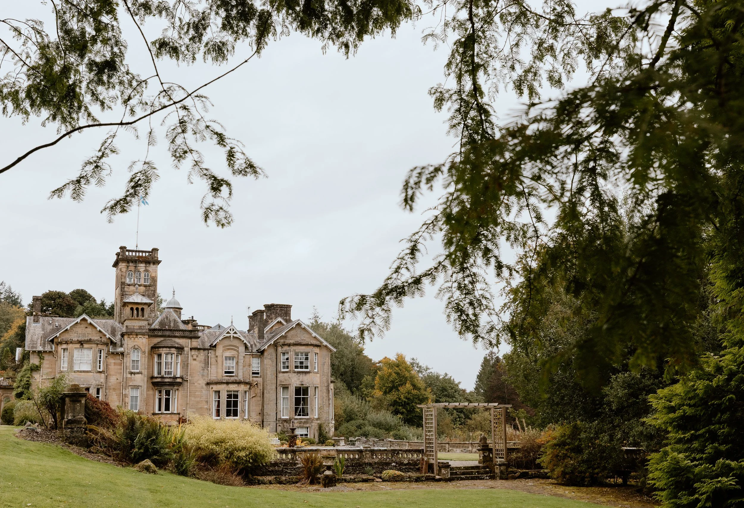 Wedding at Auchen castle