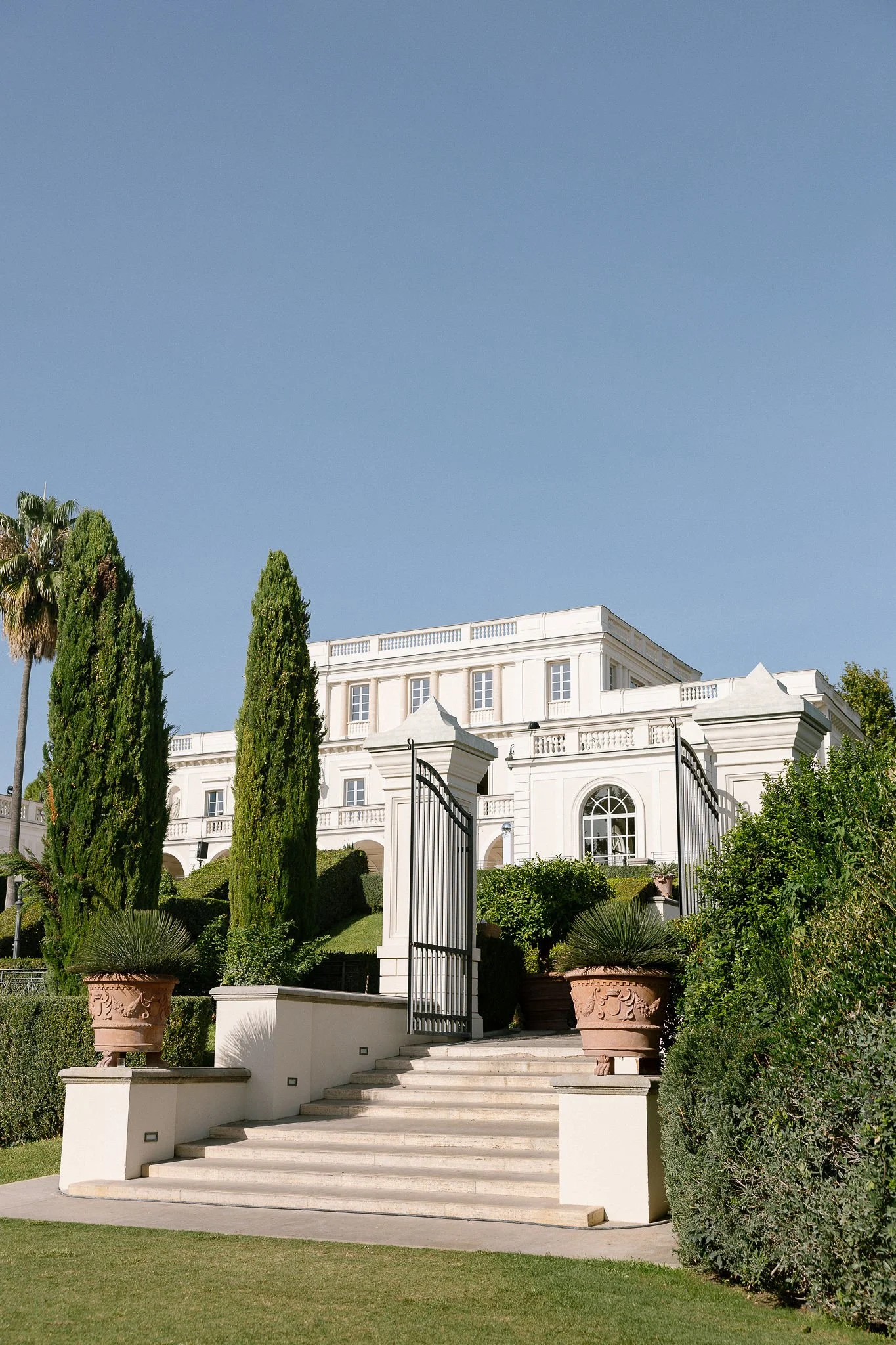 Villa Miani luxury wedding photographer in Rome, Italy