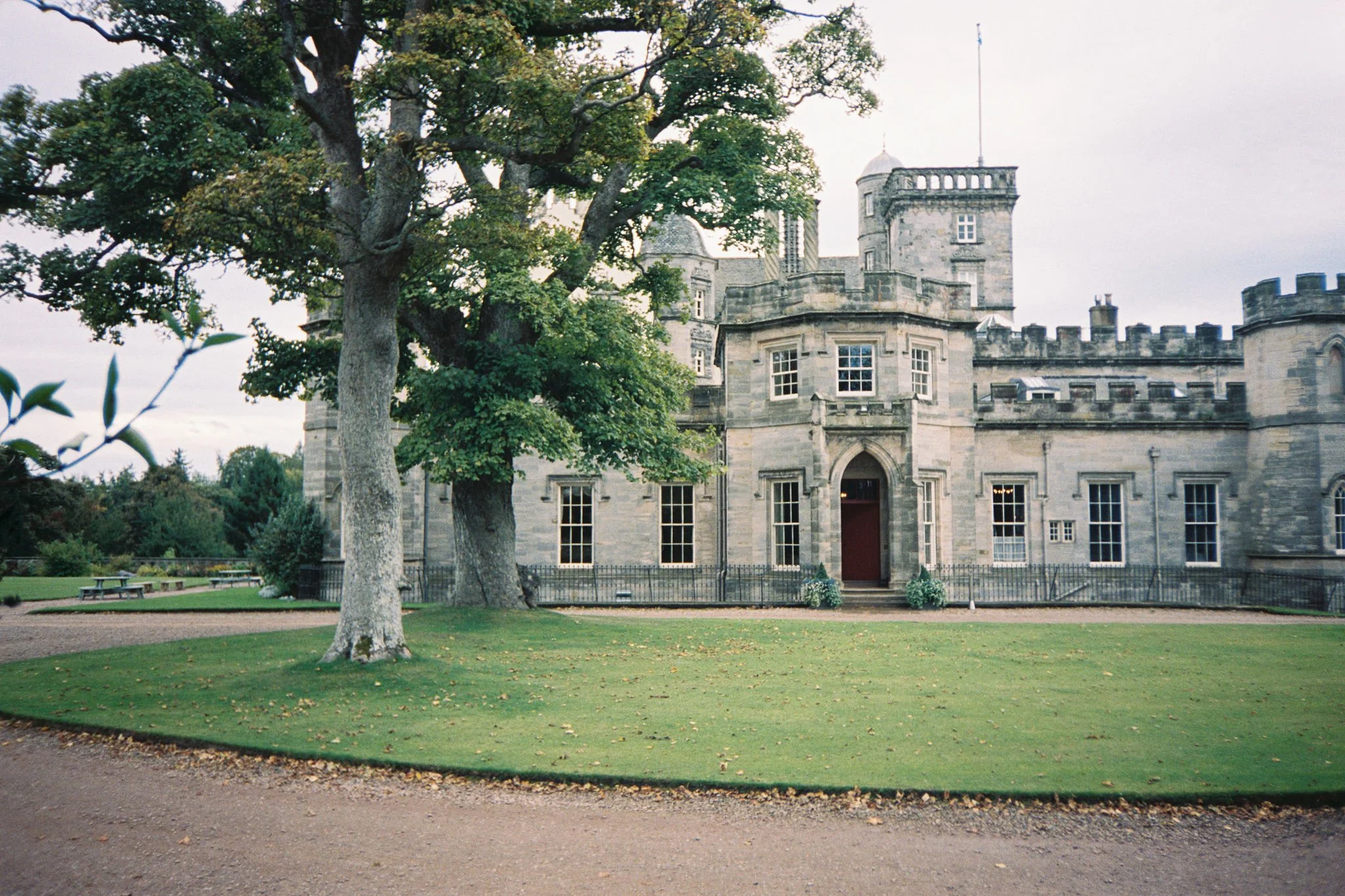 Winton castle captured on 35mm film