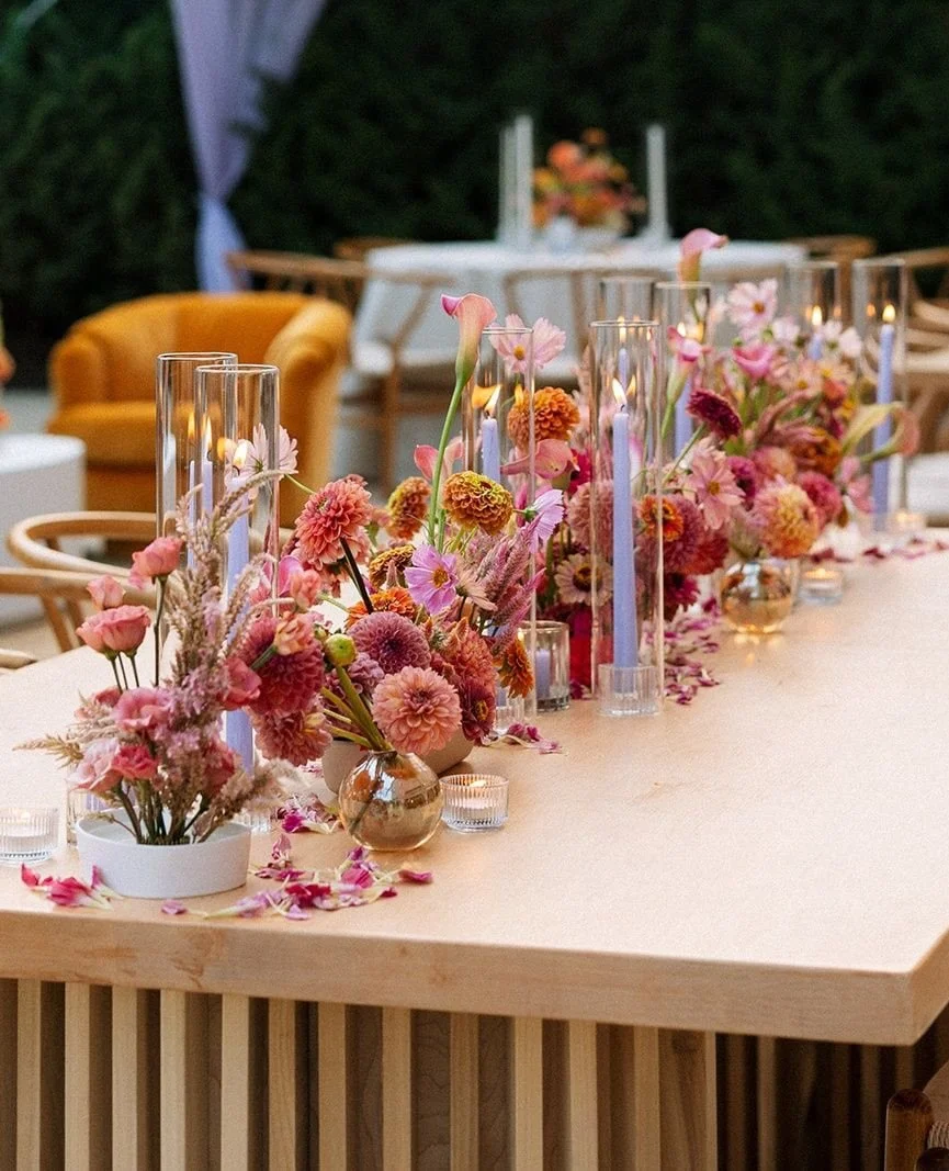 Vibrant blooms + playful textures 🌸⁠
⁠
Planning + Design | @gildedlilyevents ⁠
Venue | @theasburyhotel⁠
Tent | @sperrytents @sperrytentsnj⁠
Florist | @daybreakflowers⁠
Linens | @bbjlatavola⁠
Rentals | @smthingvintage⁠
Lighting + Drapery | @fabricopr