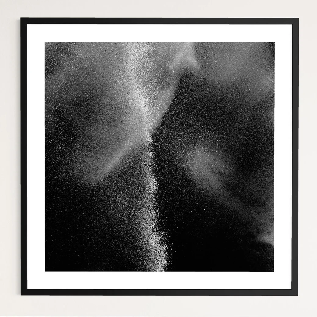 Master Piece No.3  Flying Sand Atlantic Coast iPhone Art Klaus Hoffmann Swiss Photographer