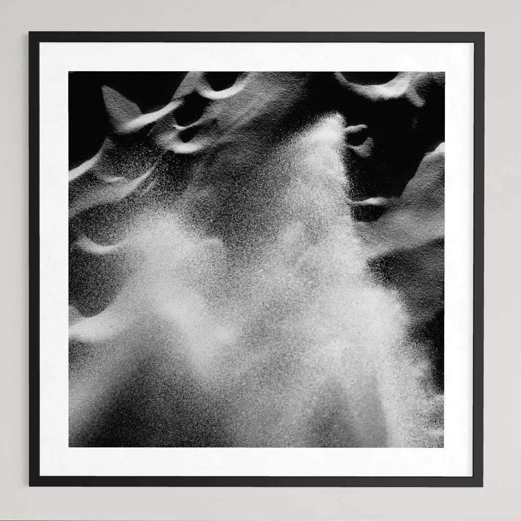 Master Piece No.2  Flying Sand Atlantic Coast iPhone Art Klaus Hoffmann Swiss Photographer