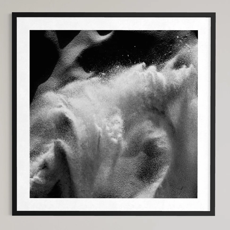 Master Piece  No.6 Flying Sand Atlantic Coast iPhone Art Klaus Hoffmann Swiss Photographer