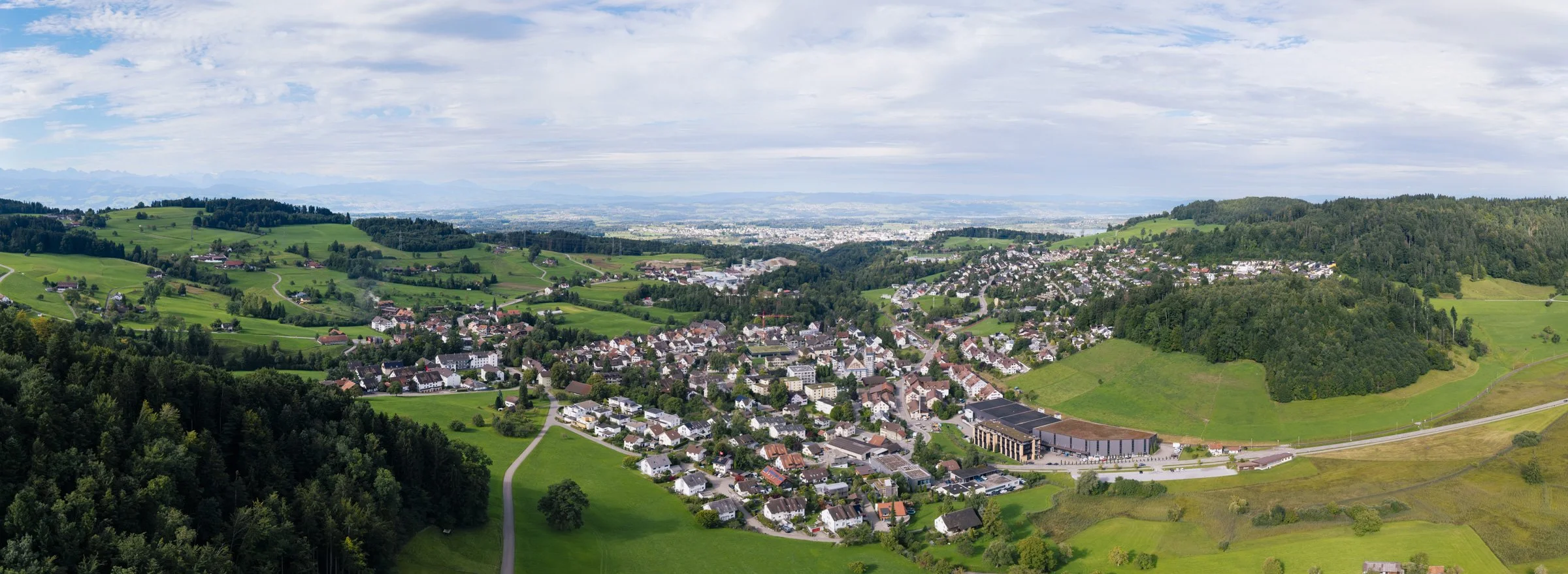 Bäretswil Panorama Drohne