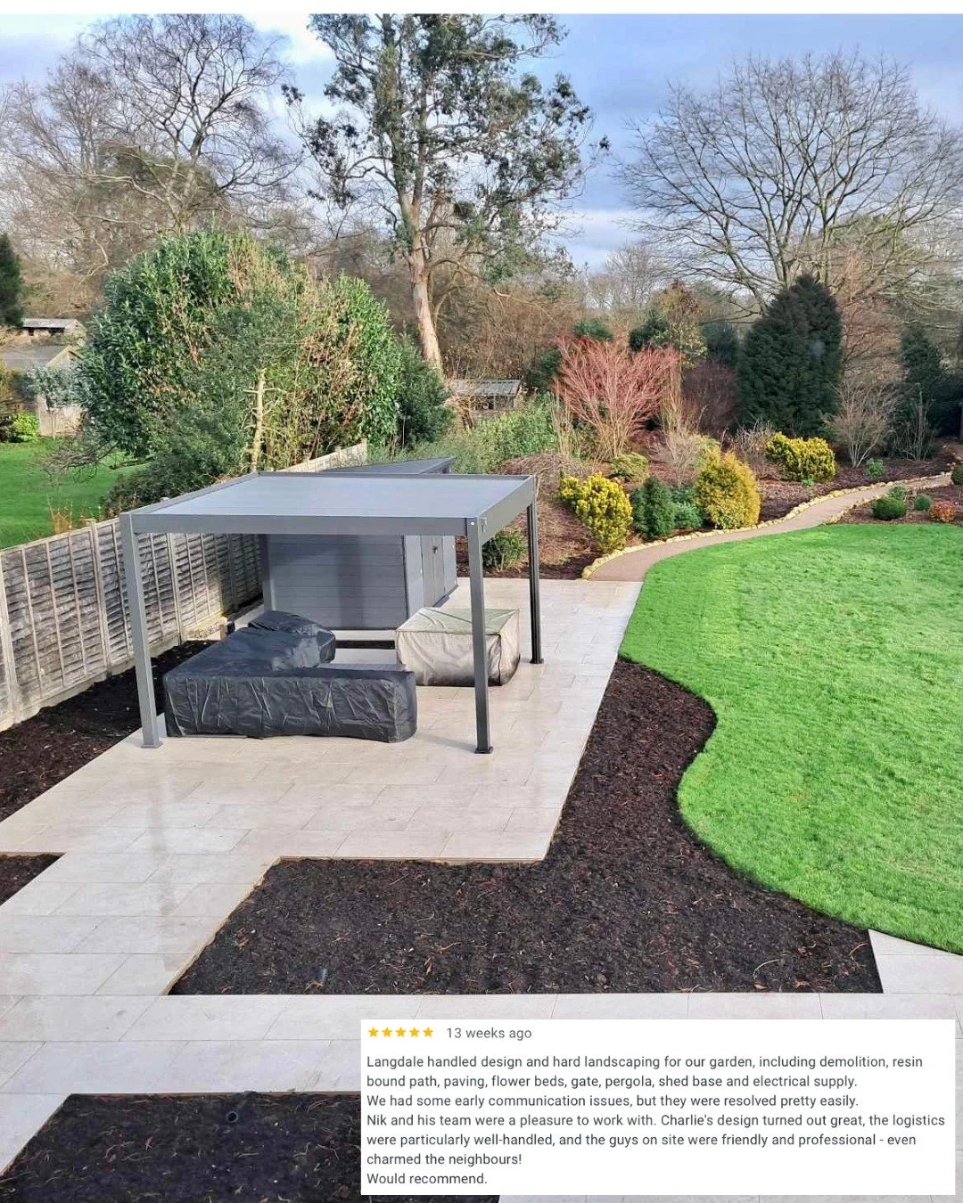 ⭐️⭐️⭐️⭐️⭐️
We&rsquo;re thrilled to share another 5-star review from one of our wonderful clients! This project was a complete garden transformation &ndash; from the initial design consultation, through detailed planning and into reality!

Hearing suc