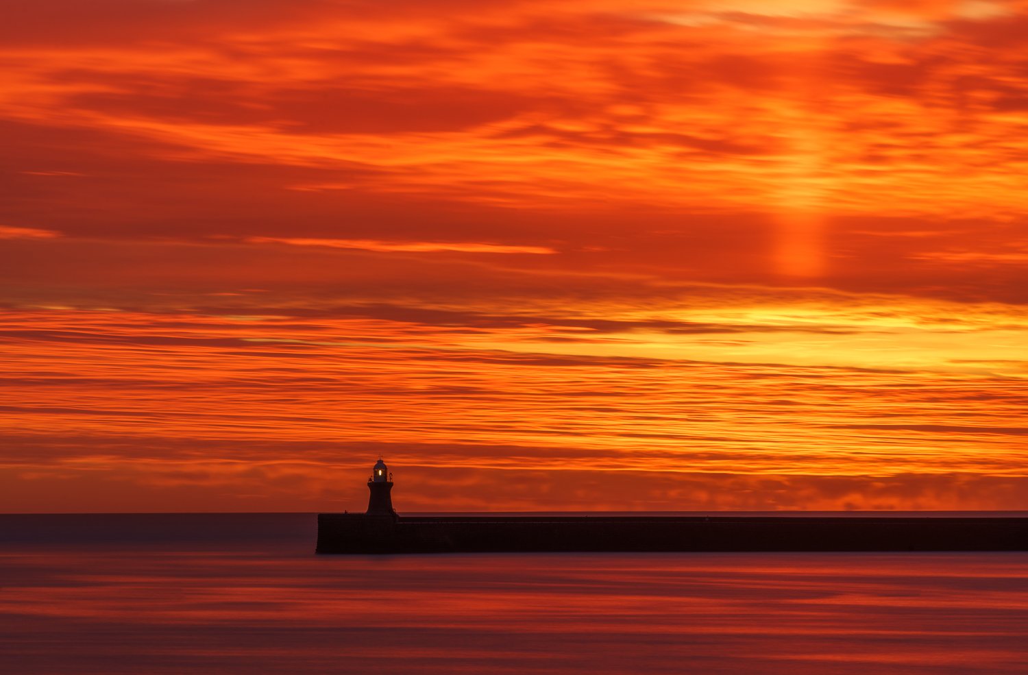 South Shields Pier Sunrise