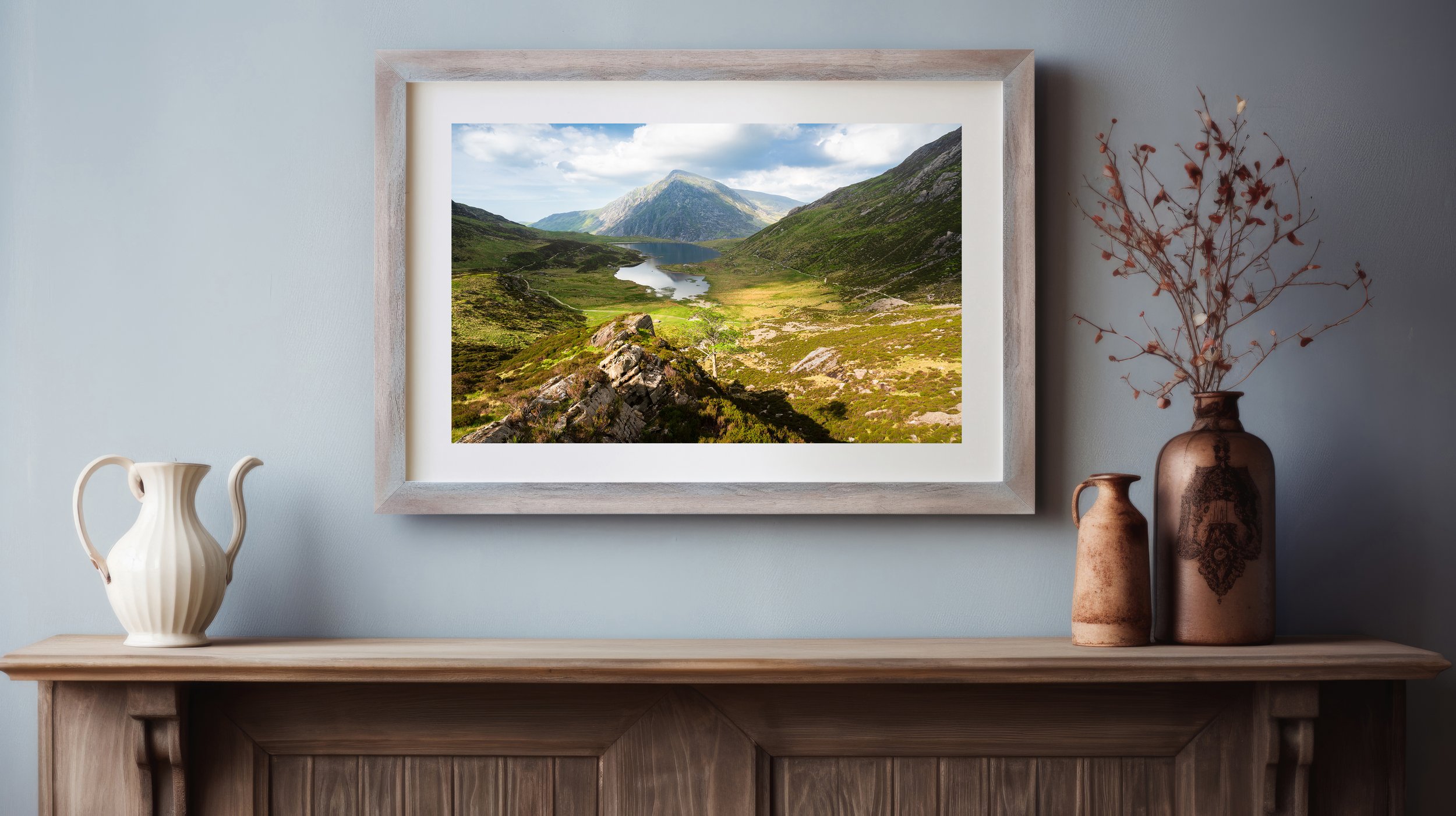 Landscape frame mockup template .jpg