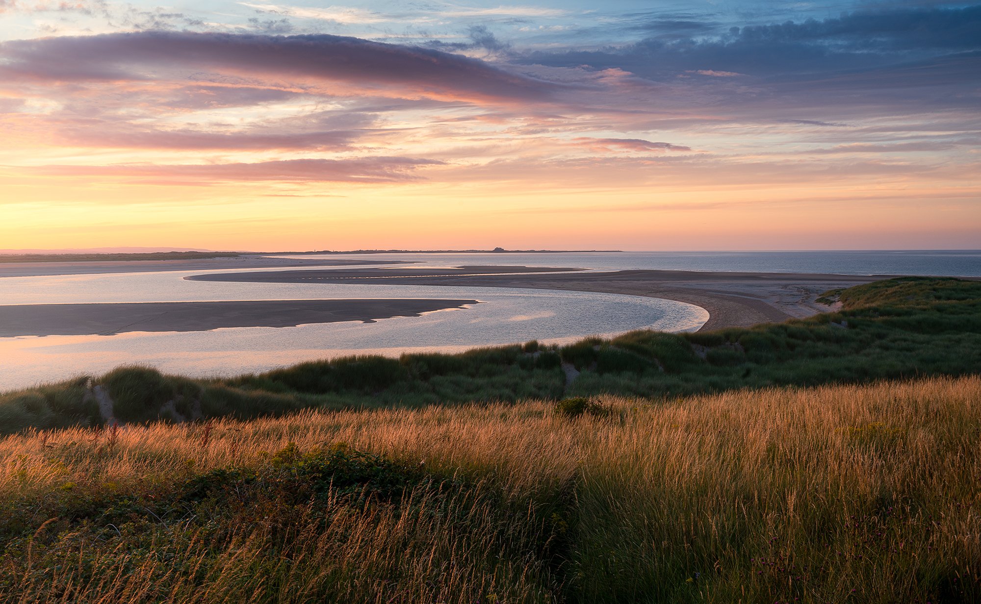 Budle Bay sunset