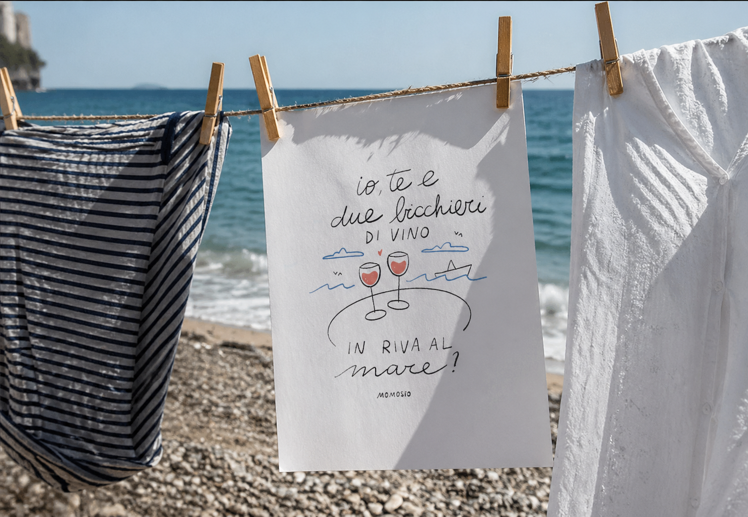 Io e te e due bicchieri di vino