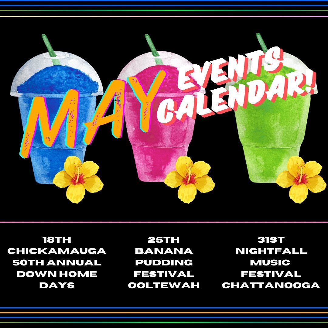 We&rsquo;re stacking up our events this summer! He&rsquo;s our May events!