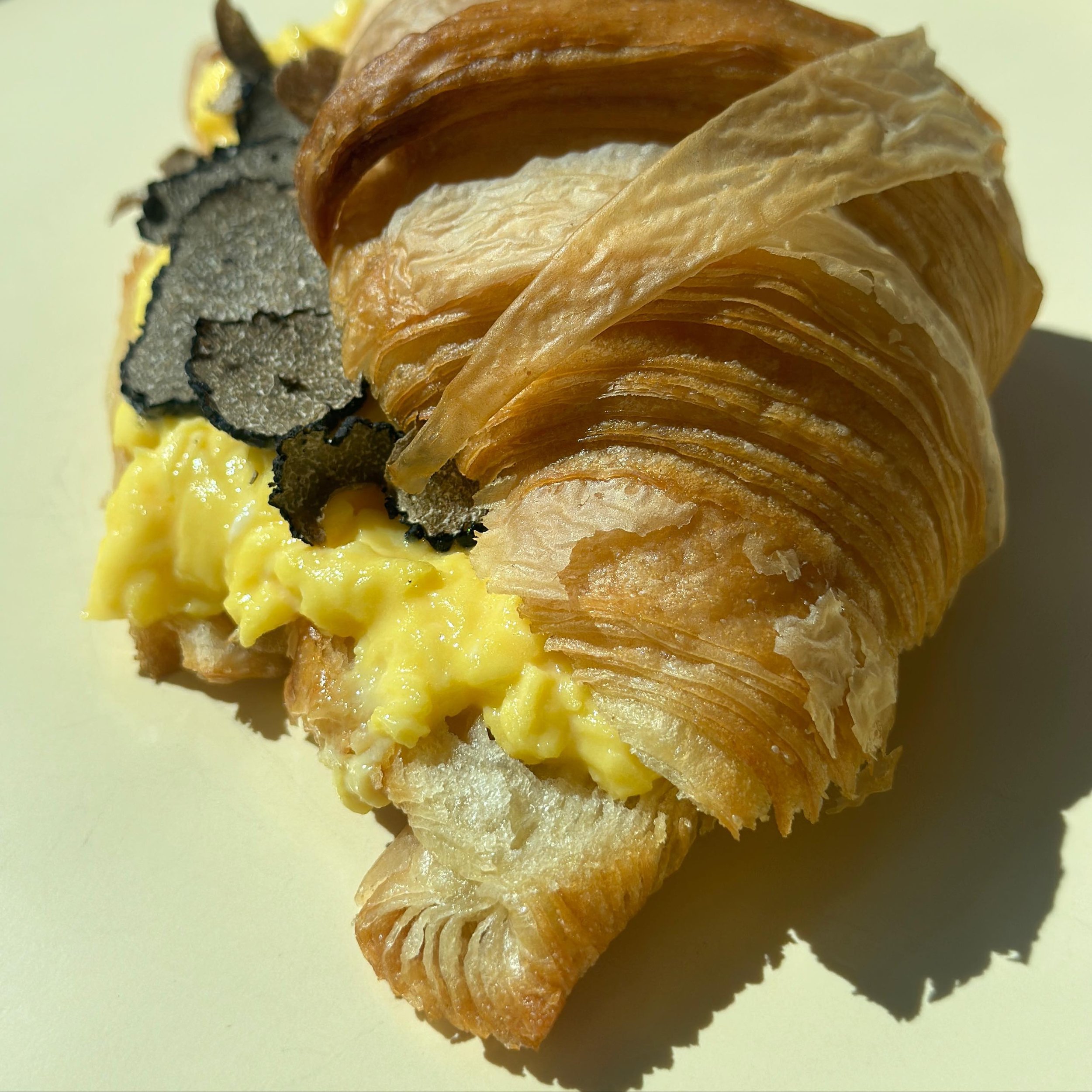 👋 TRUFFLE egg &amp; cheese croissant 🥐 is back this weekend 🥳