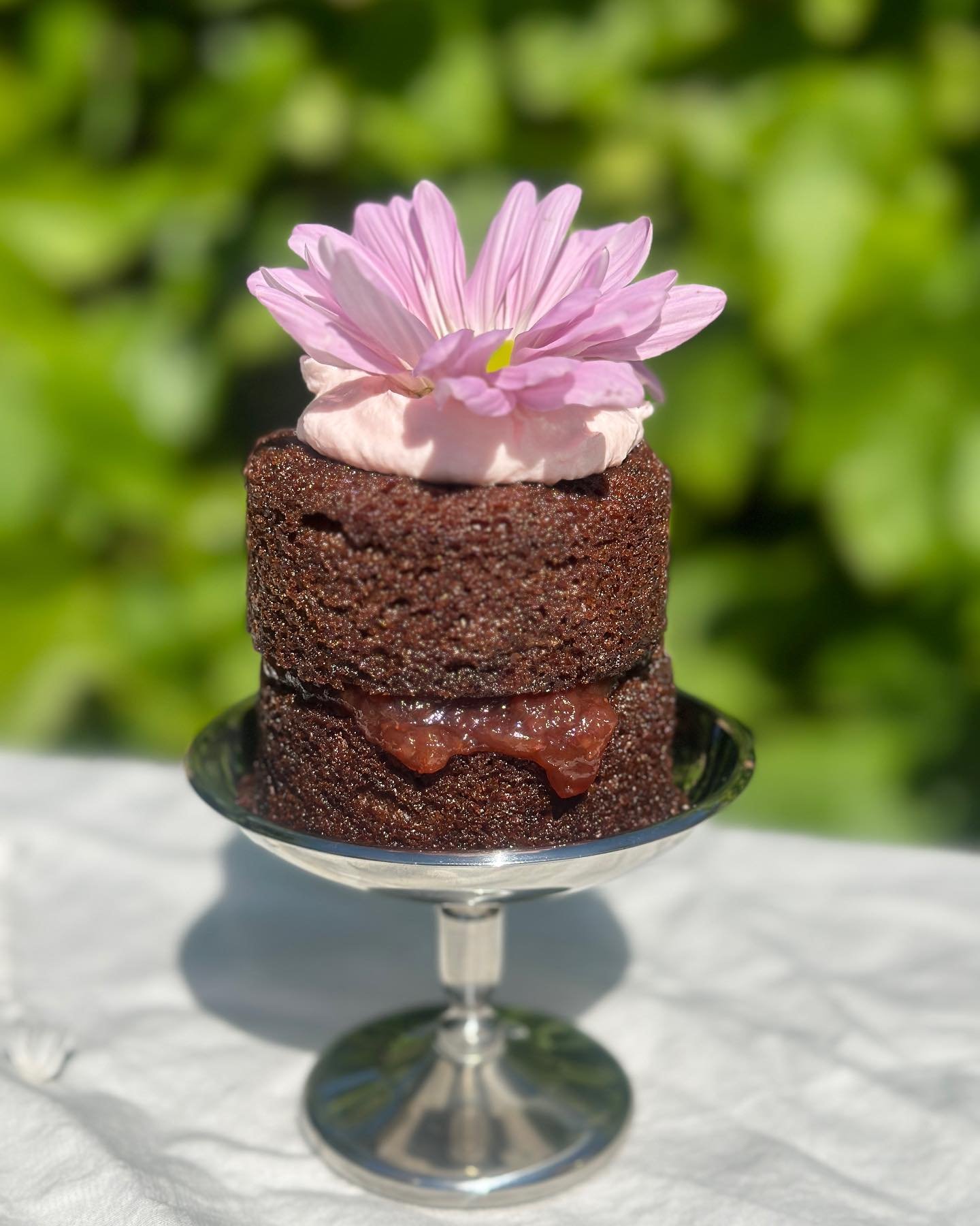 Welcome the 3 specials for this weekend 
Saturday &amp; Sunday

Chocolate strawberry cake 
GF hazelnut raspberry cake 
Rhubarb vanilla cream roll

#vegan #plantbased #flowers