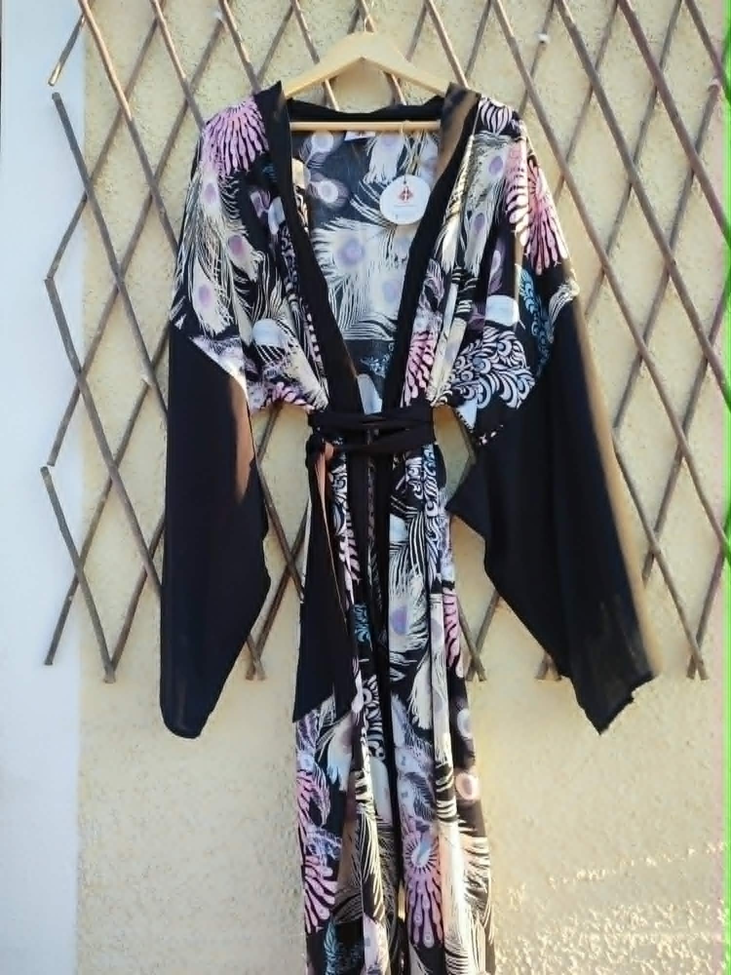 Midnight Plume Kimono