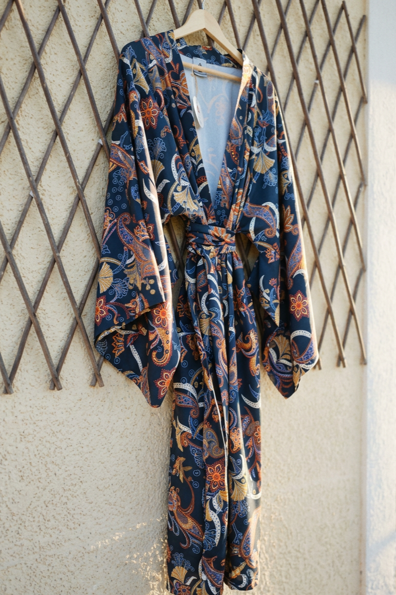 Indigo Tide Kimono