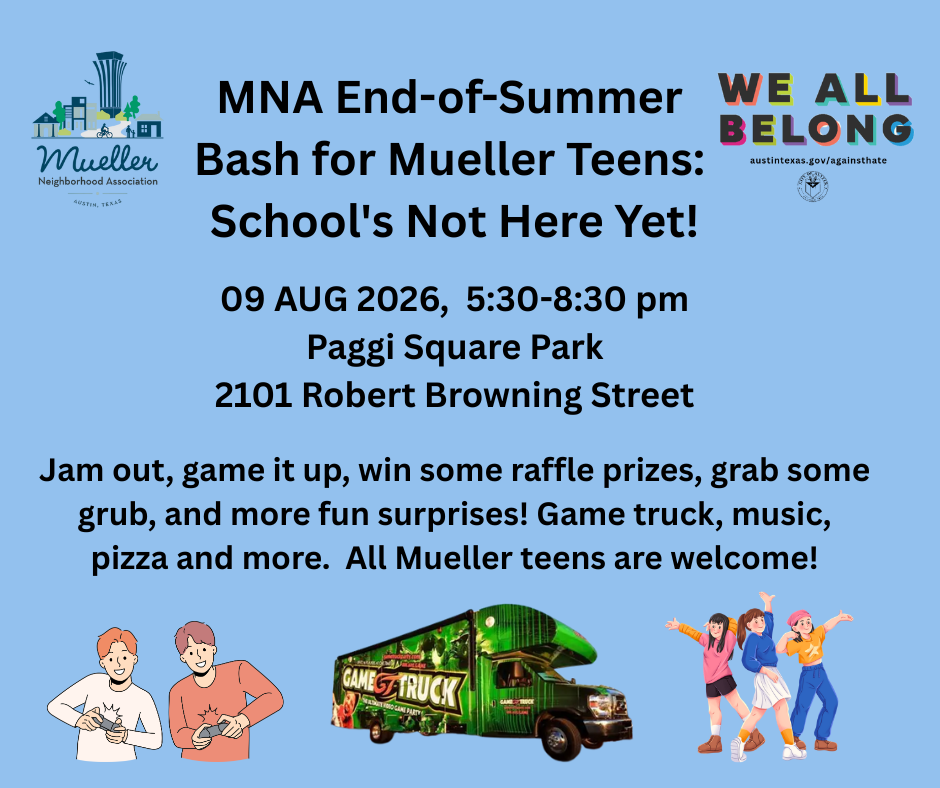 Mueller Teens End-of-Summer Bash