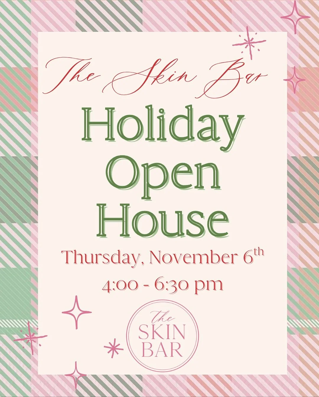 Holiday Open House ✨
Meet Katie Watson, FNP our newest practitioner!
RSVP and get a complimentary B12 shot! 
One night only: exclusive bundles + event-only savings (must attend in person).
Enter our $1,000+ giveaway and bring a friend for a special s