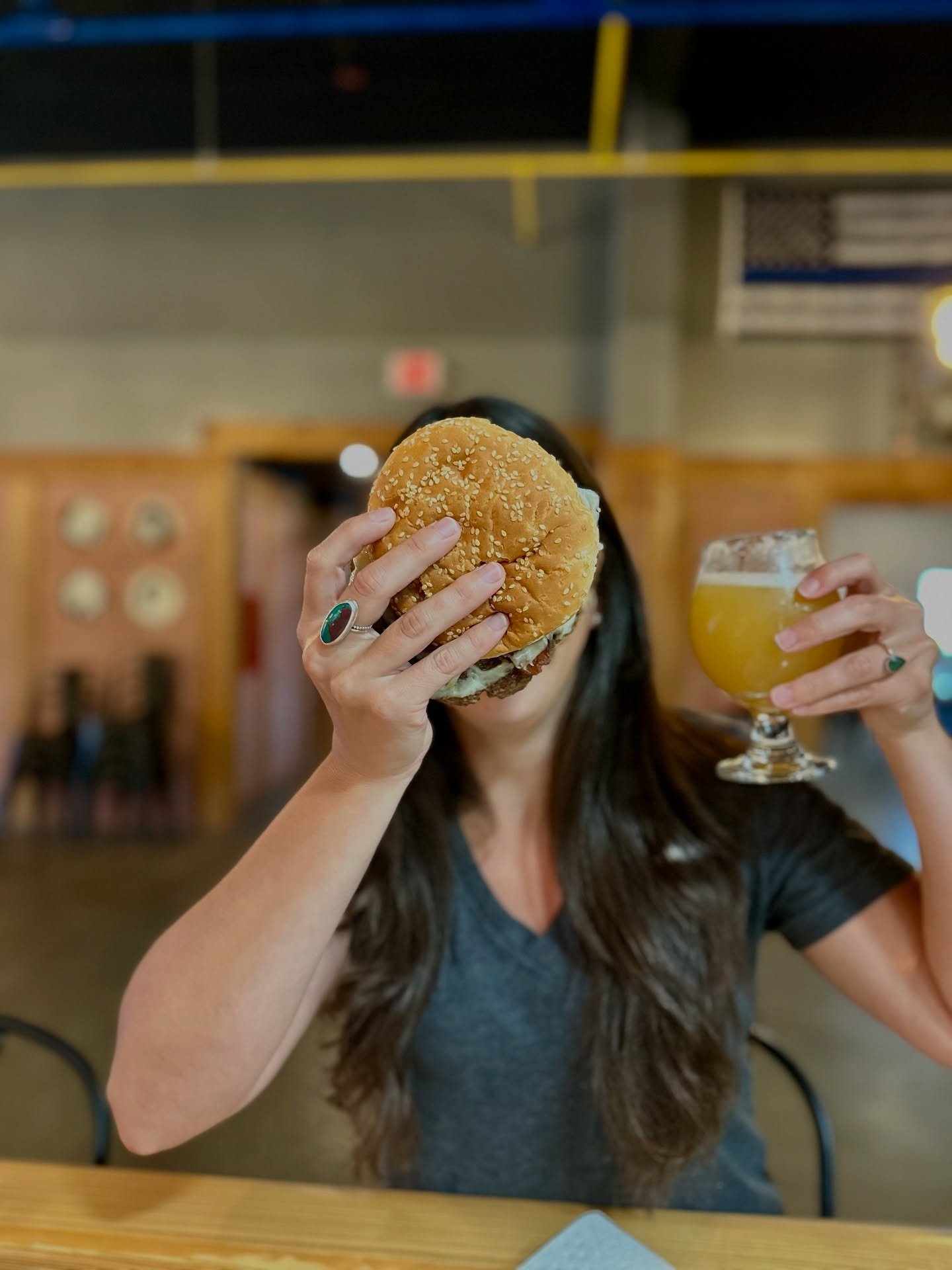 Burgers as big as your head! Today at 2! @barnstormersburgers 2-9. @dennisfancher74 and John Mayock bring music to our beers 2-5. @carlricci706union hit the stage at 7. In your pour planning, be sure to include @almostfamousbeer !  We have everything