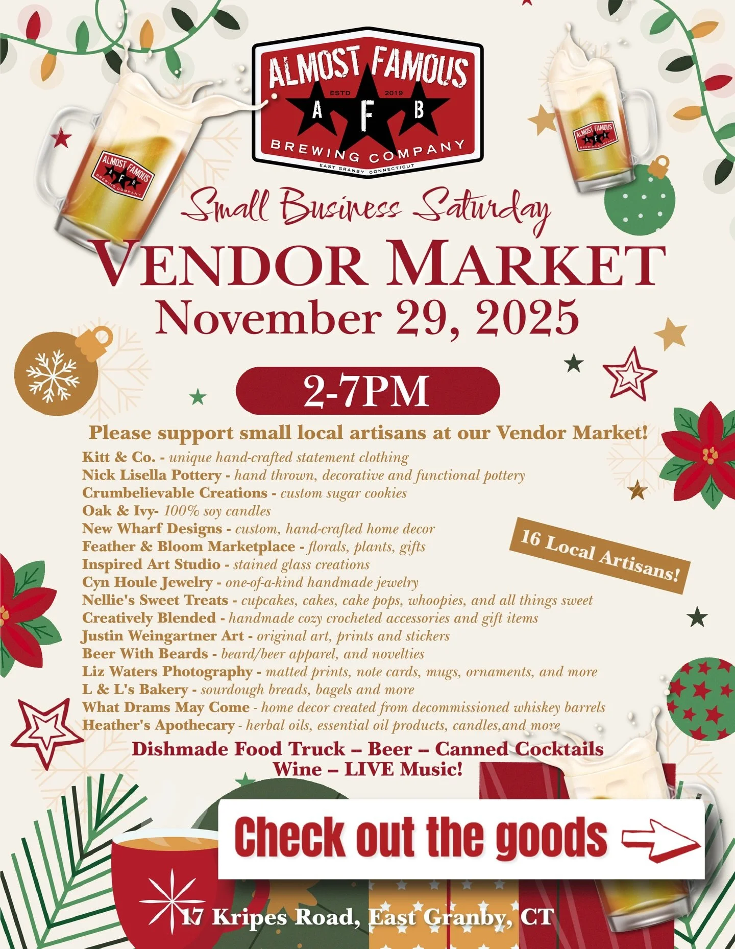 Get into the holiday spirit with a unique shopping experience that celebrates local creativity! Here&rsquo;s what&rsquo;s in store for you:

🛍️ Explore an array of talented local vendors offering **one-of-a-kind gifts** that you won&rsquo;t find any