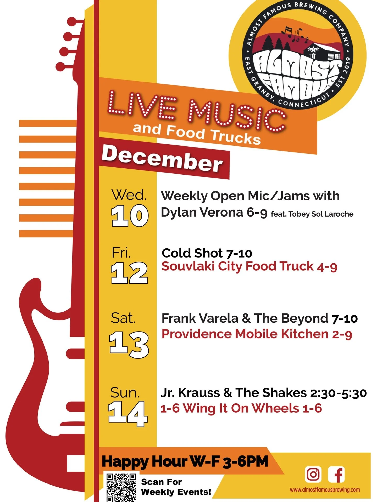 &lsquo;𝑻𝒊𝒔 𝒕𝒉𝒆 𝒔𝒆𝒂𝒔𝒐𝒏!
🍺Happy Hour W-F 3-6PM Select brews $5
🍺Pinball and Billiards rooms open during our normal business hours unless specified otherwise. 
🍺@pinball_af  last Tournament on Thursday, 12/11 6:30. $20 entry - machines on