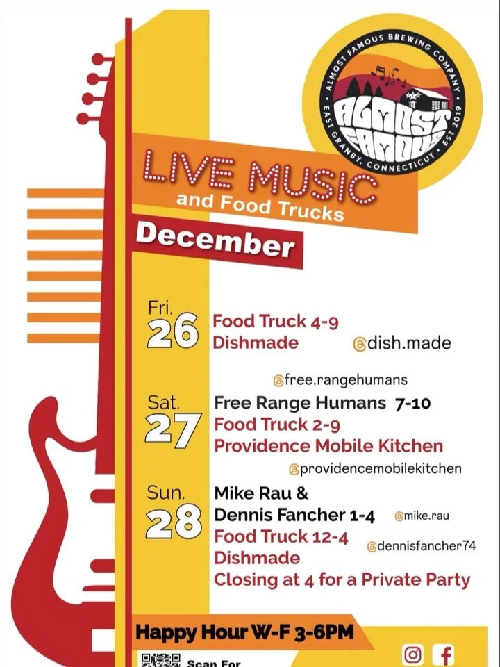 🍺𝐂𝐥𝐨𝐬𝐞𝐝 𝐃𝐞𝐜𝐞𝐦𝐛𝐞𝐫 𝟐𝟒𝐭𝐡 𝐚𝐧𝐝 𝟐𝟓𝐭𝐡 𝐟𝐨𝐫 𝐂𝐡𝐫𝐢𝐬𝐭𝐦𝐚𝐬. Enjoy your holiday!
🍺Happy Hour Friday 3-6PM Select brews $5
🍺Pinball and Billiards rooms open during our normal business hours unless specified otherwise. 
🍺 𝐃𝐞